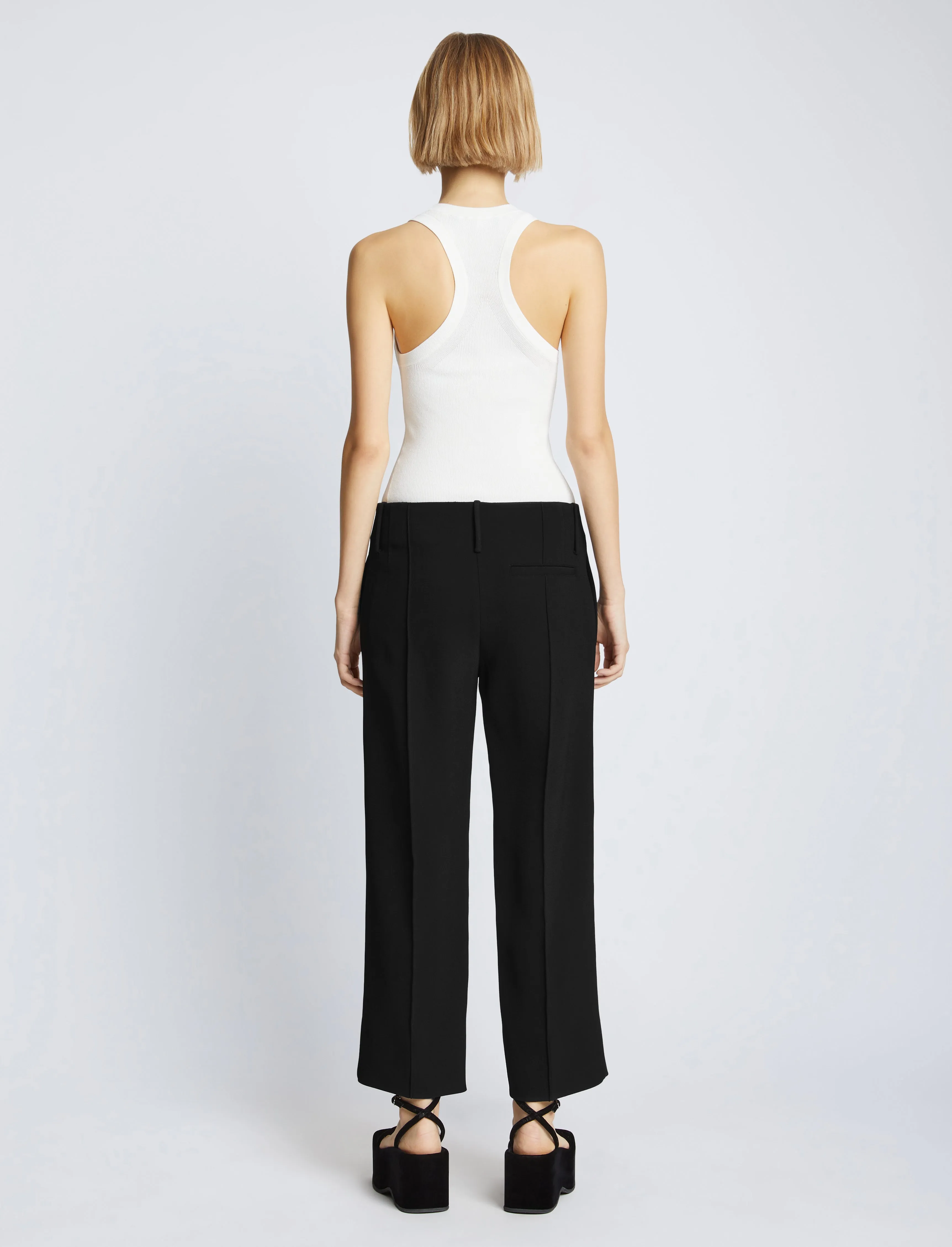 Bi-Stretch Crepe Cropped Pants sold by Proenza Schouler product image thumbnail 4