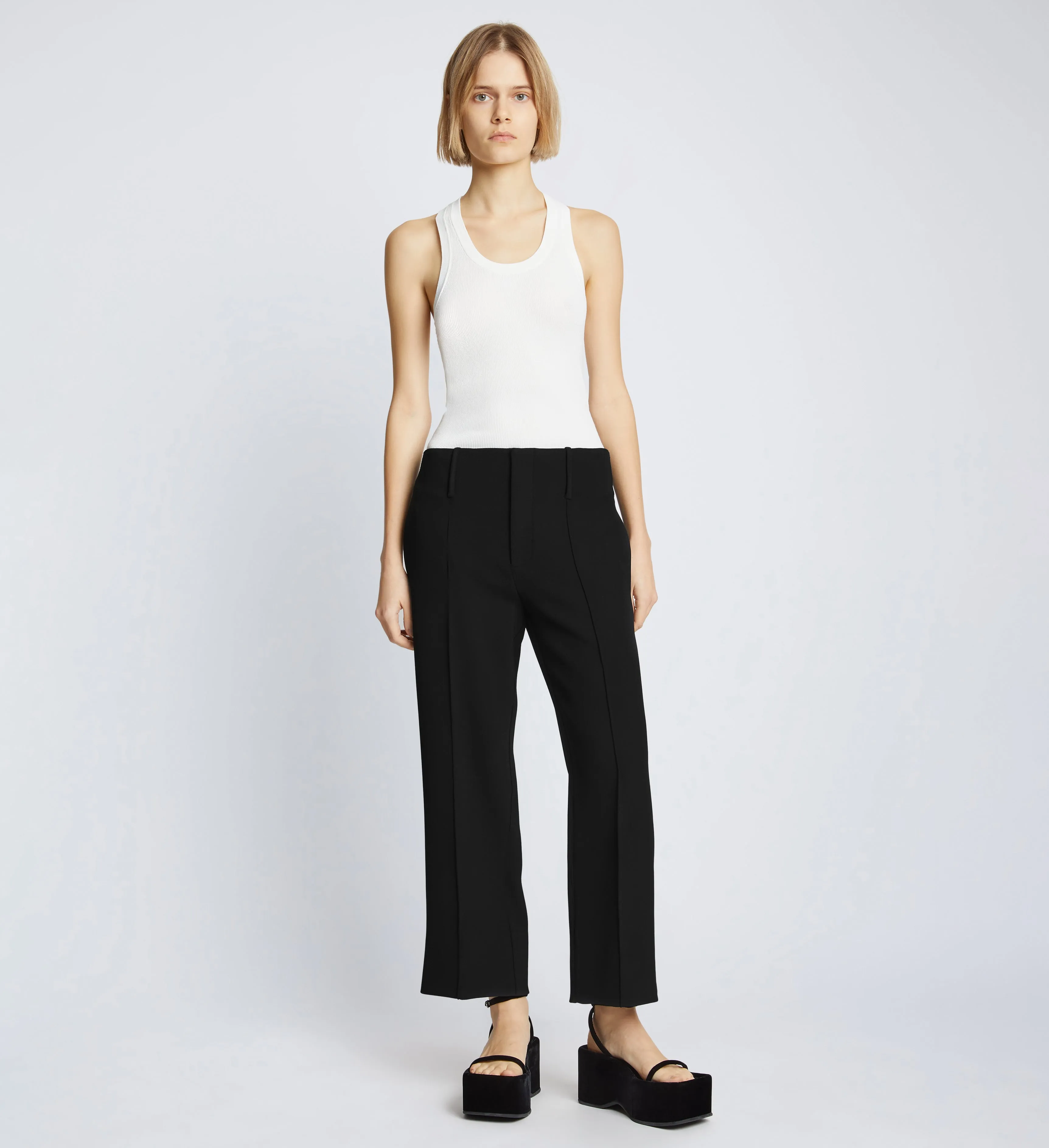 Bi-Stretch Crepe Cropped Pants sold by Proenza Schouler product image thumbnail 2