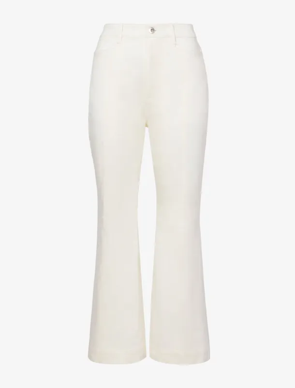 Cotton Twill Cropped Pants - OFF WHITE made by Proenza Schouler