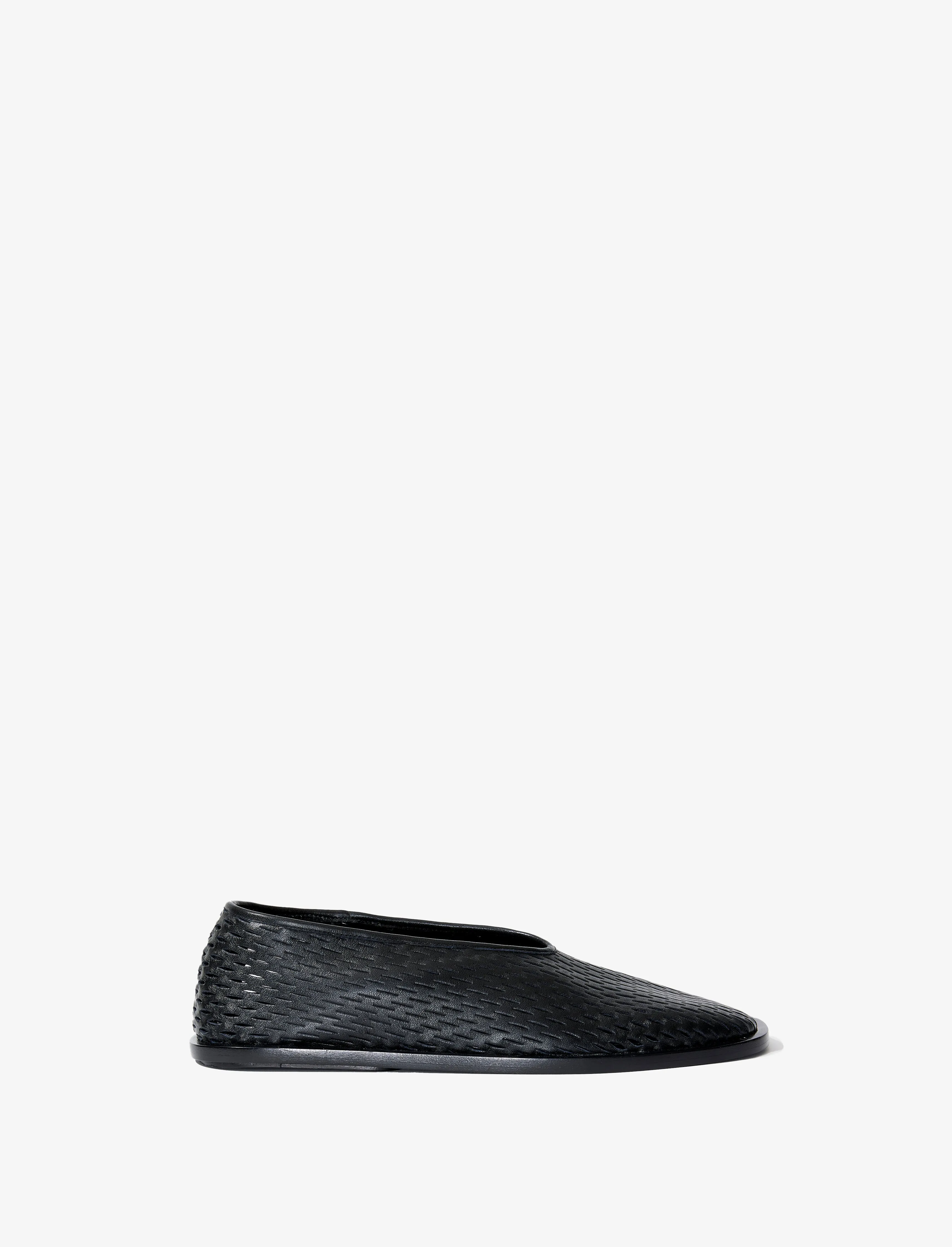 Square Perforated Slippers sold by Proenza Schouler