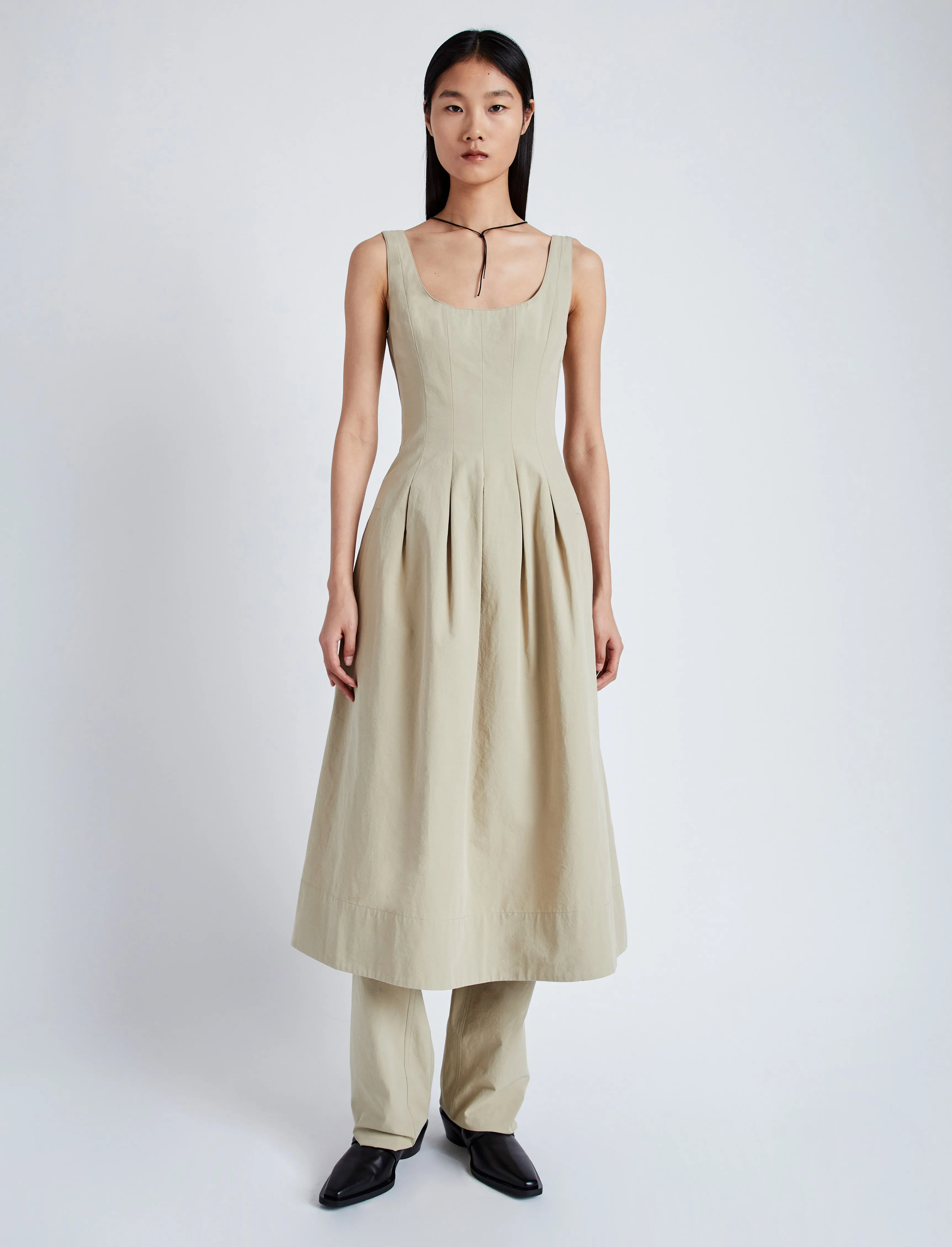 Shelby Dress in Rumpled Cotton sold by Proenza Schouler product image thumbnail 2