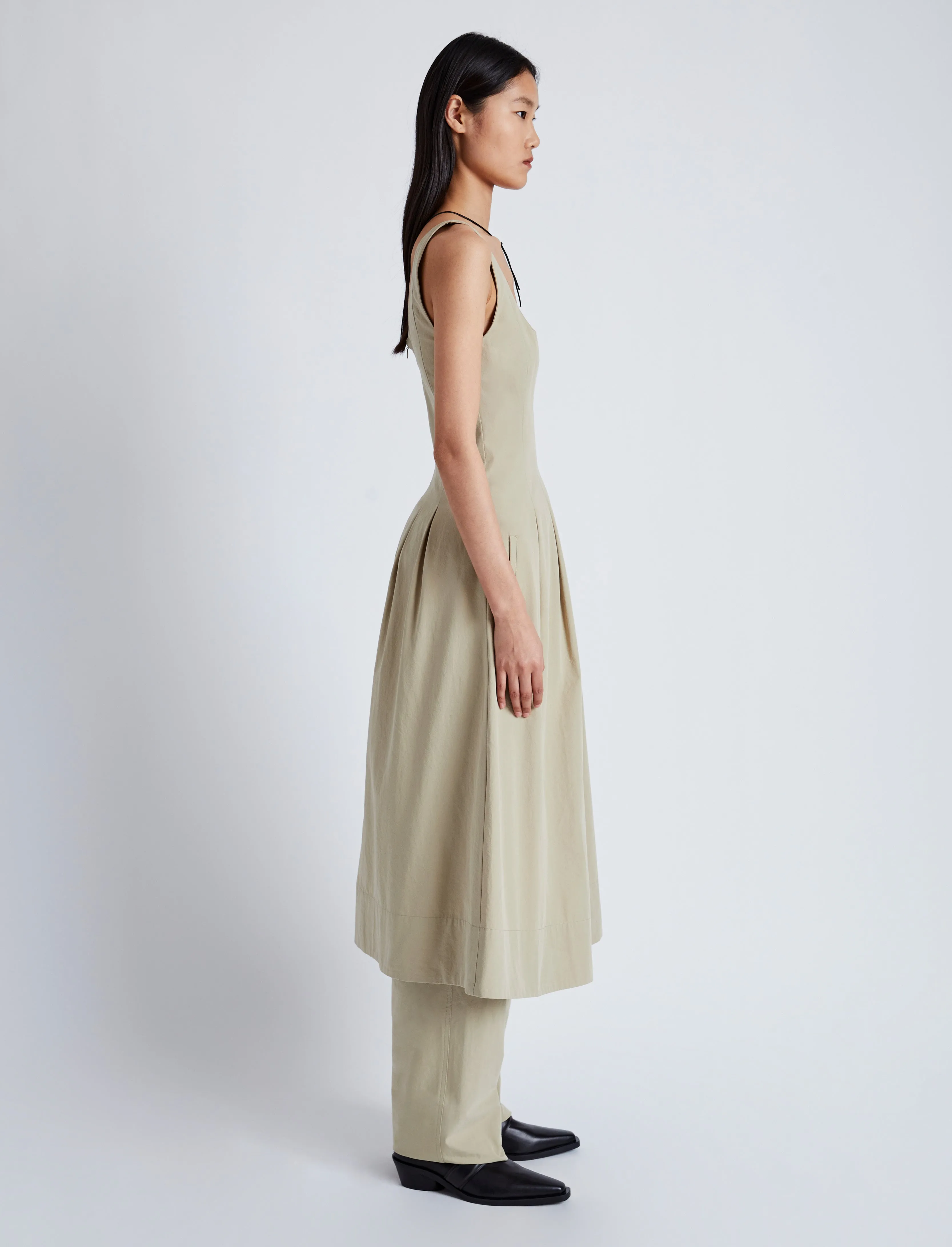 Shelby Dress in Rumpled Cotton sold by Proenza Schouler product image thumbnail 3