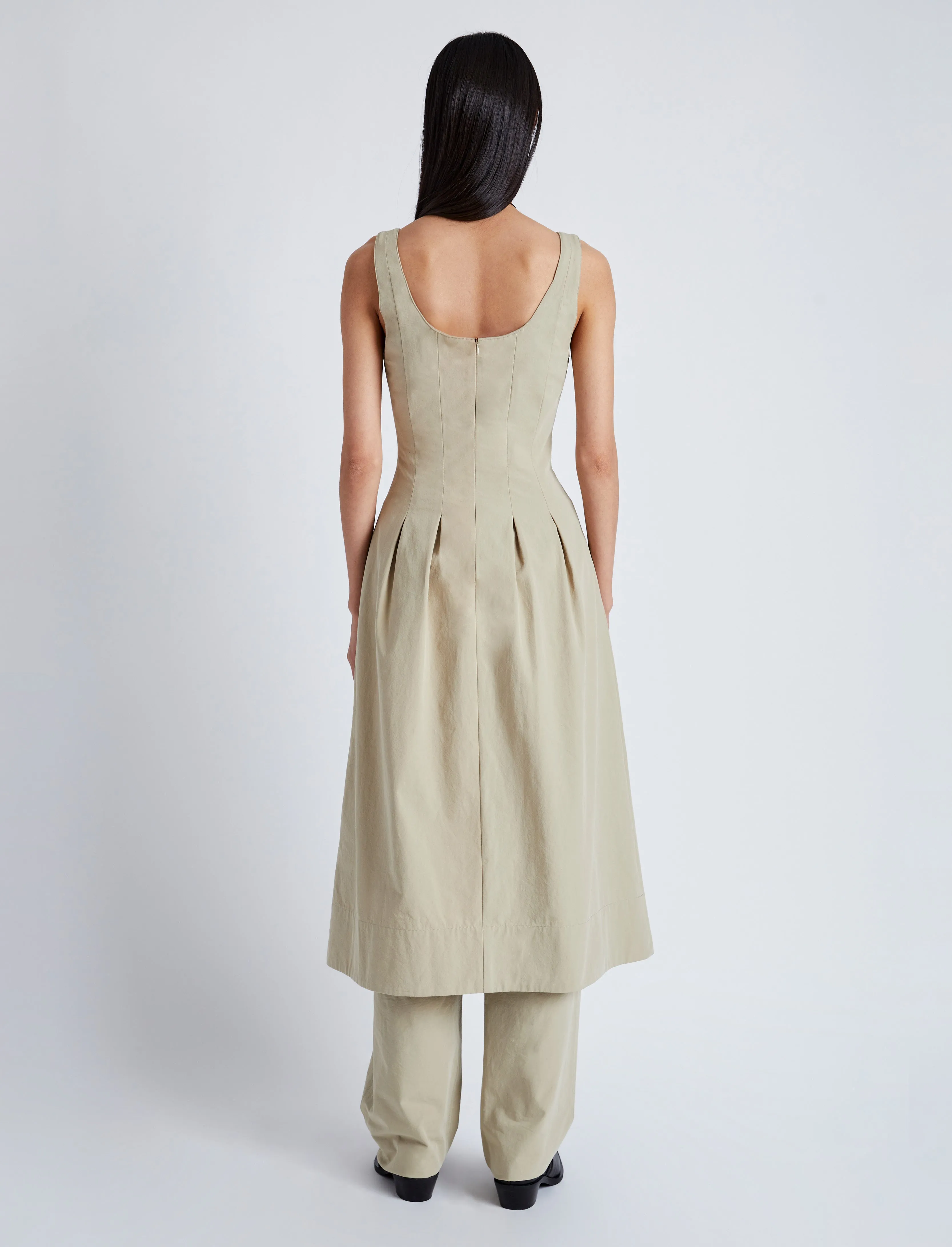 Shelby Dress in Rumpled Cotton sold by Proenza Schouler product image thumbnail 4