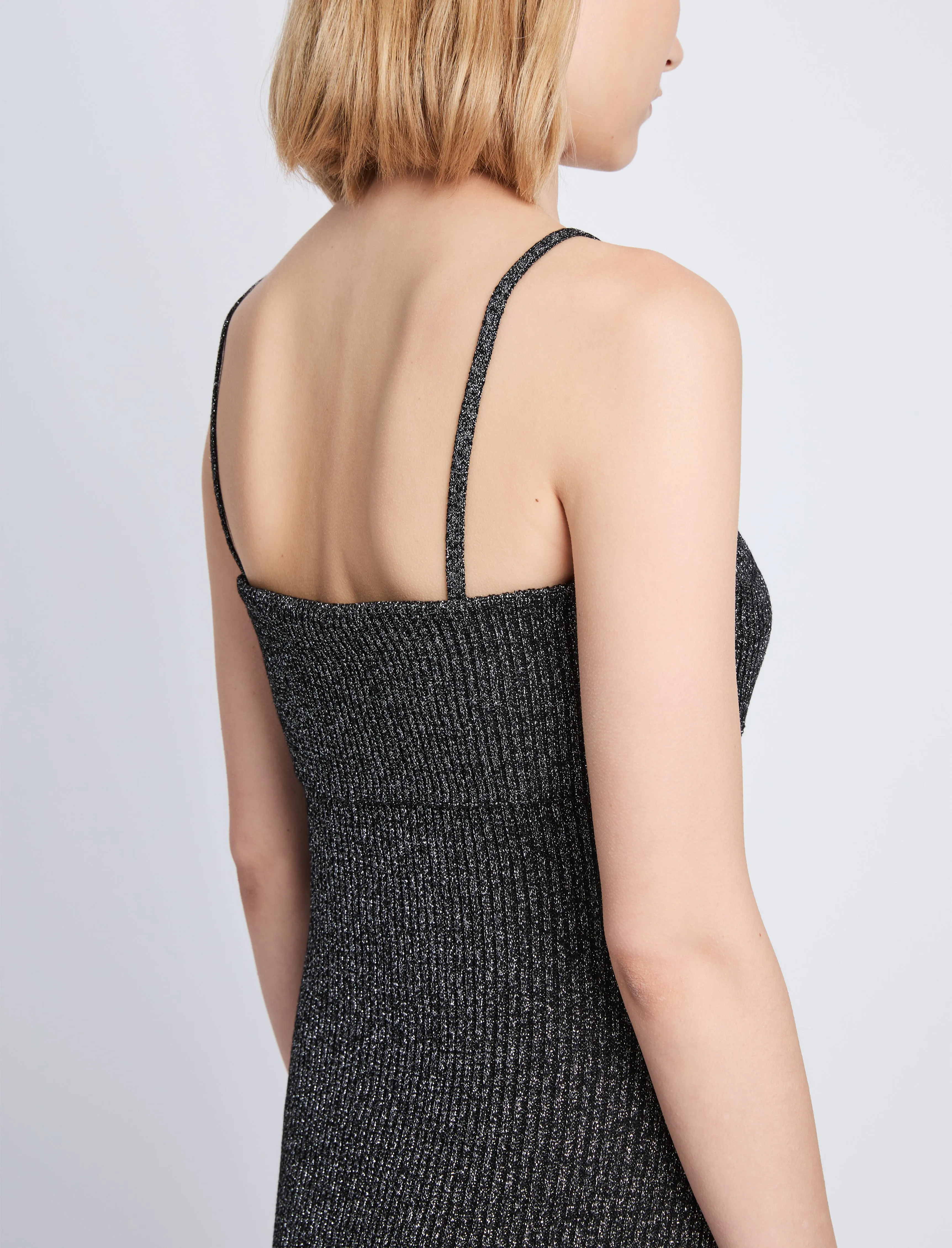 Lorenia Knit Dress in Marled Lurex sold by Proenza Schouler product image thumbnail 5
