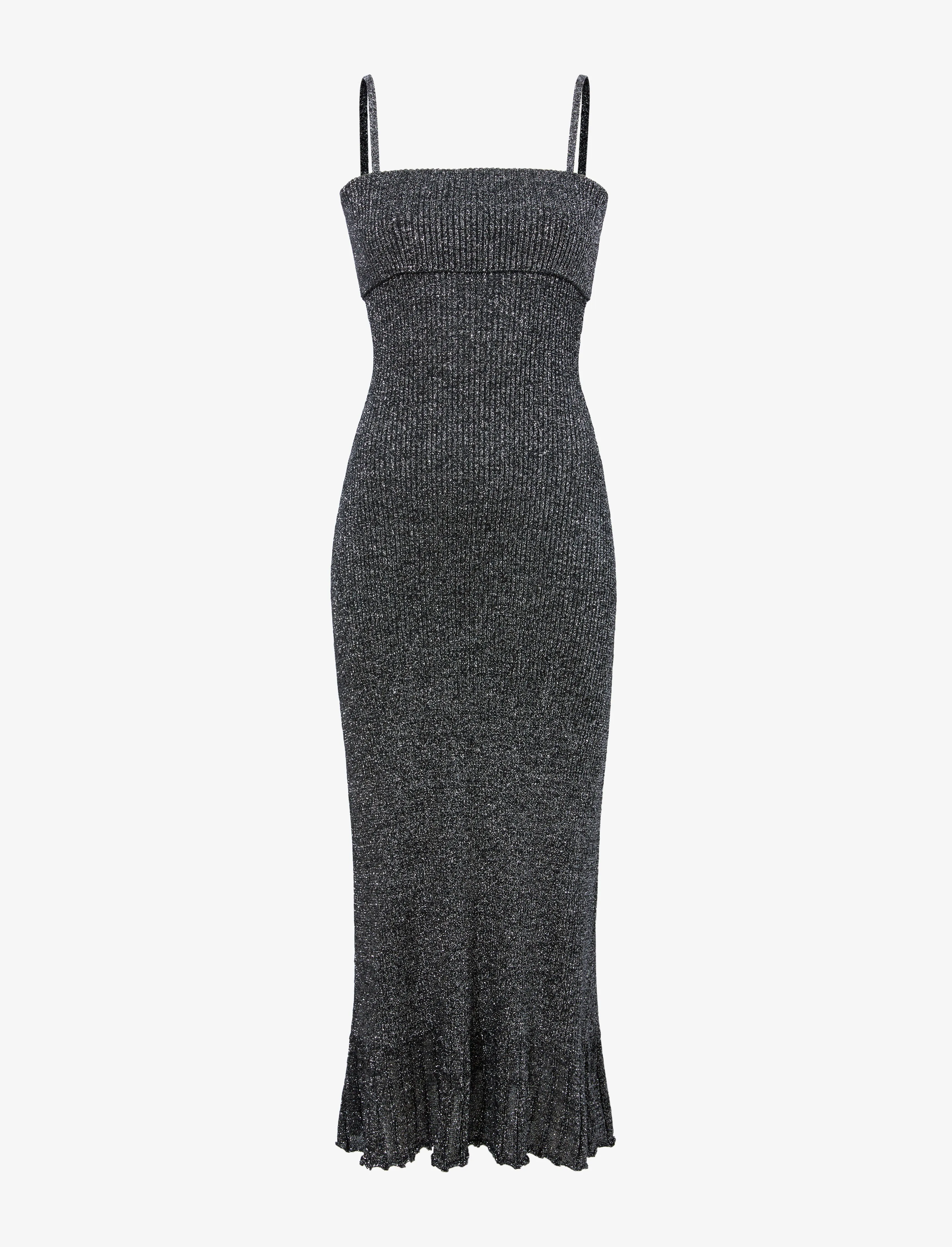 Lorenia Knit Dress in Marled Lurex sold by Proenza Schouler