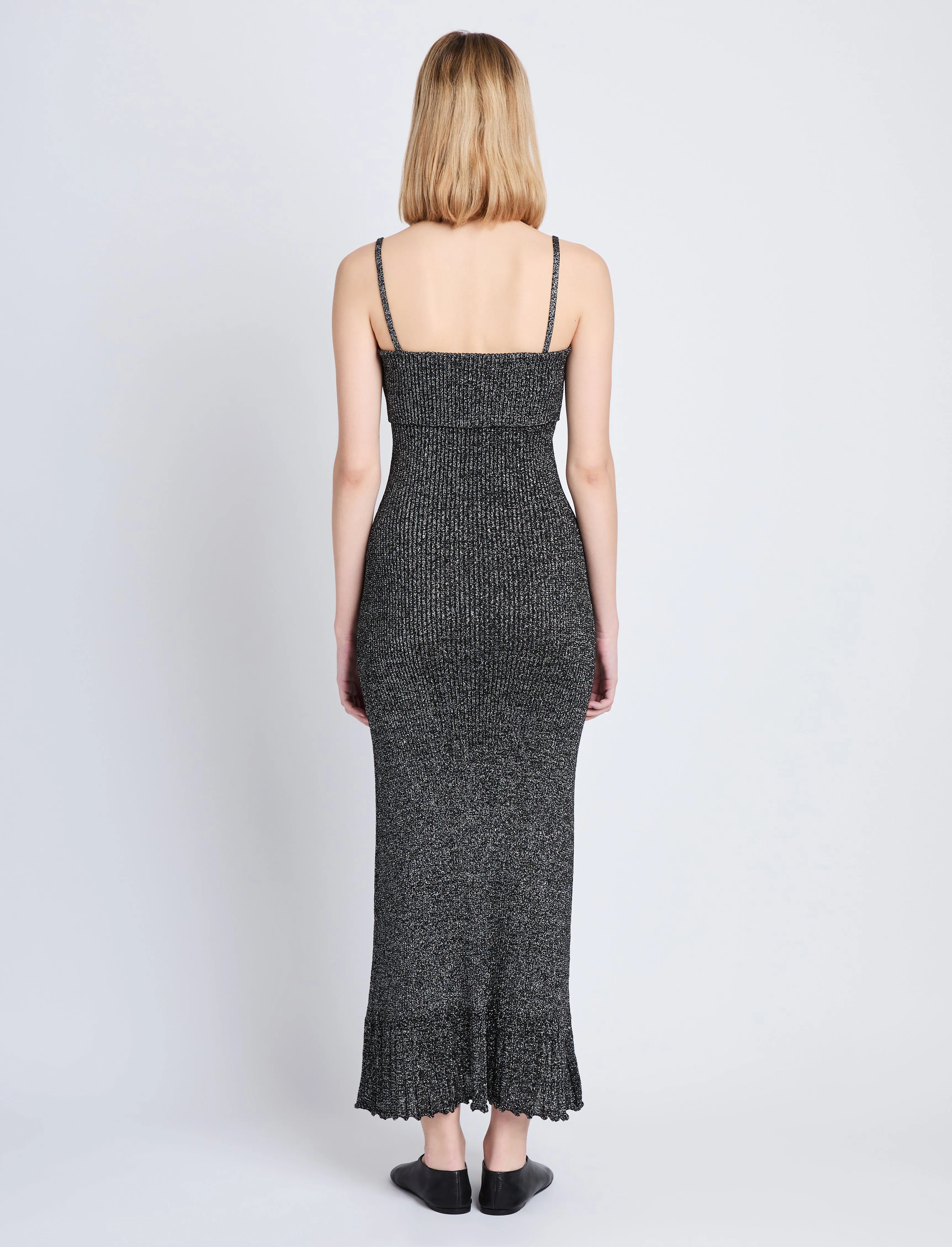 Lorenia Knit Dress in Marled Lurex sold by Proenza Schouler product image thumbnail 4