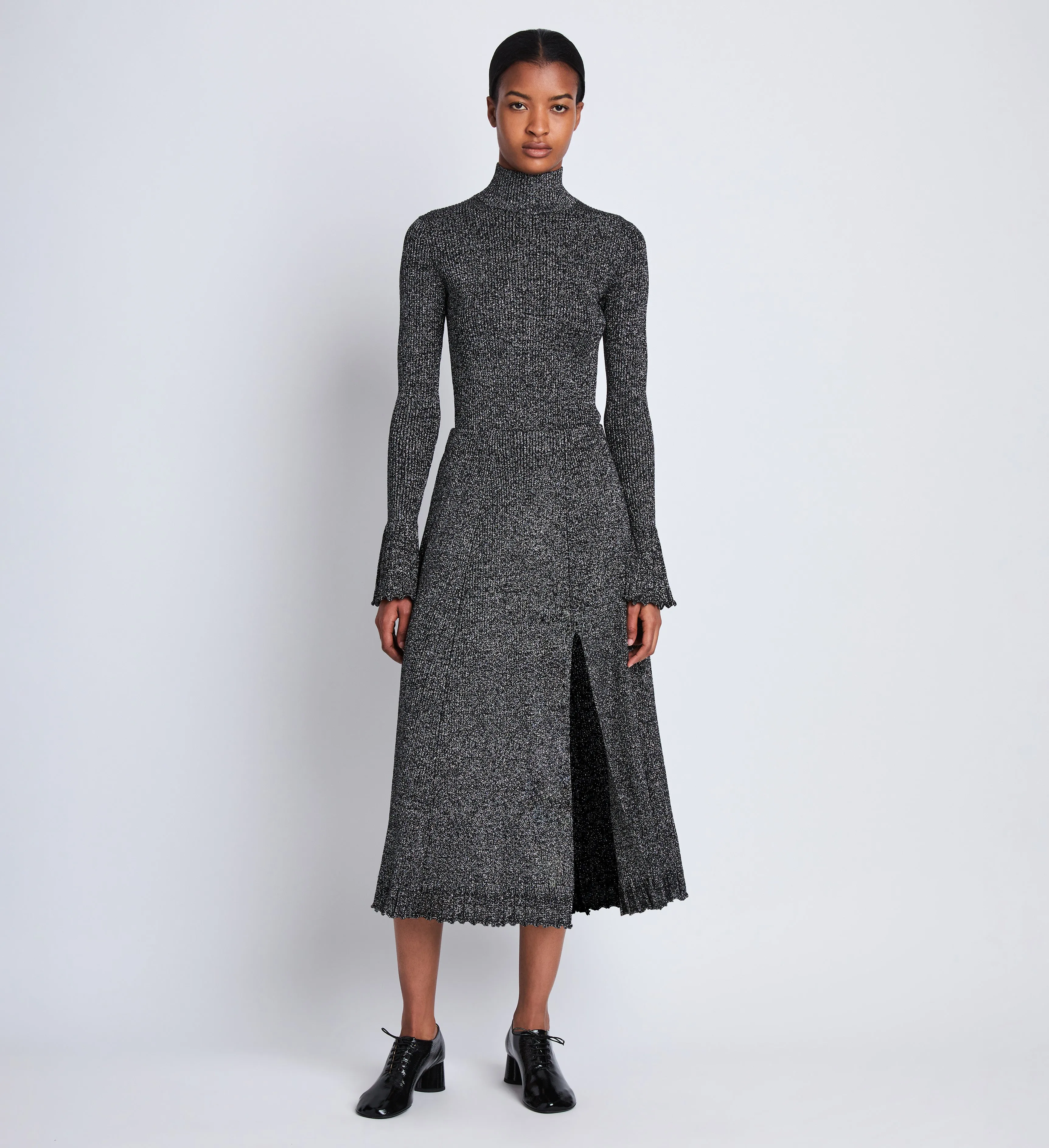 Lidia Knit Skirt in Marled Lurex sold by Proenza Schouler product image thumbnail 2