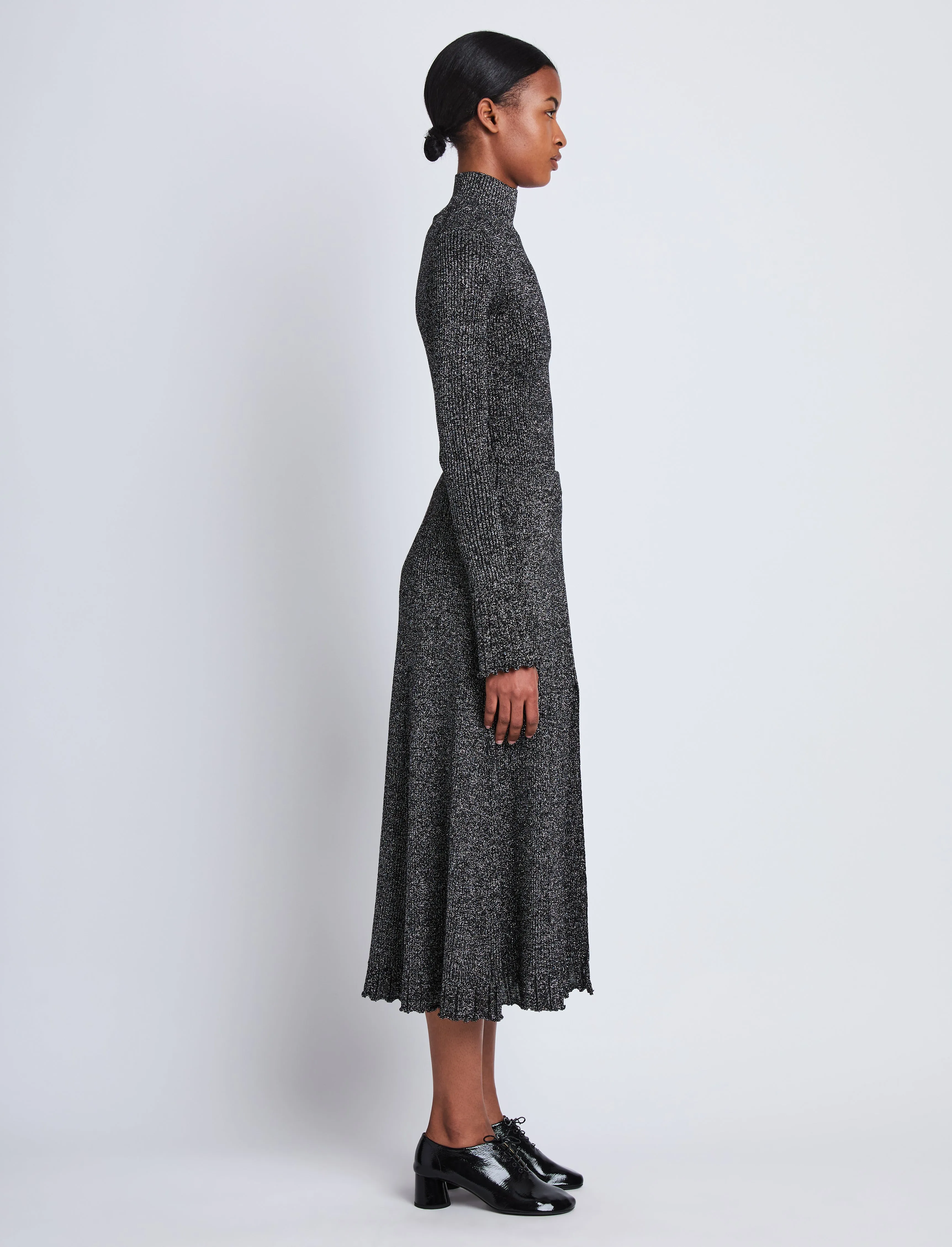 Lidia Knit Skirt in Marled Lurex sold by Proenza Schouler product image thumbnail 3