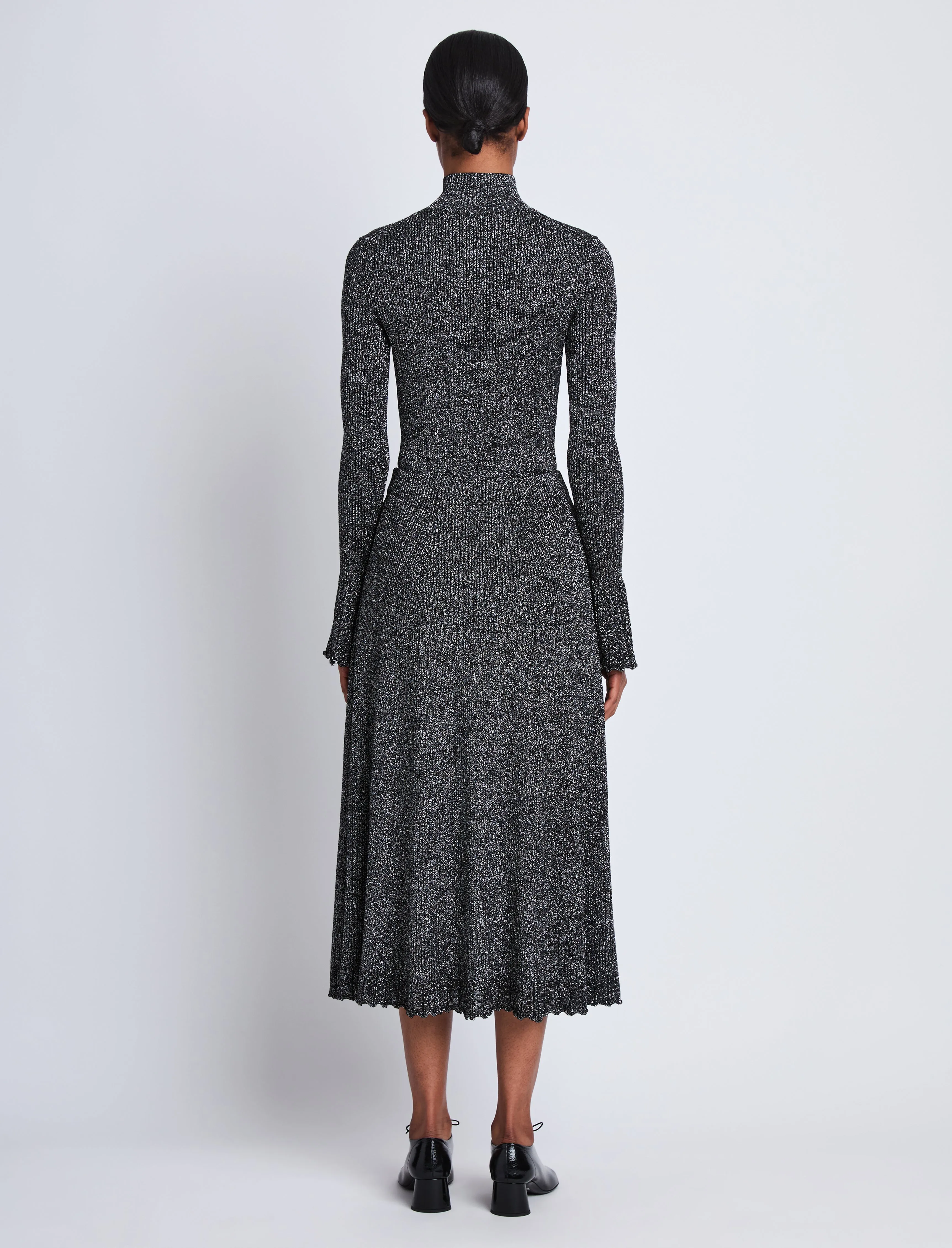 Lidia Knit Skirt in Marled Lurex sold by Proenza Schouler product image thumbnail 4