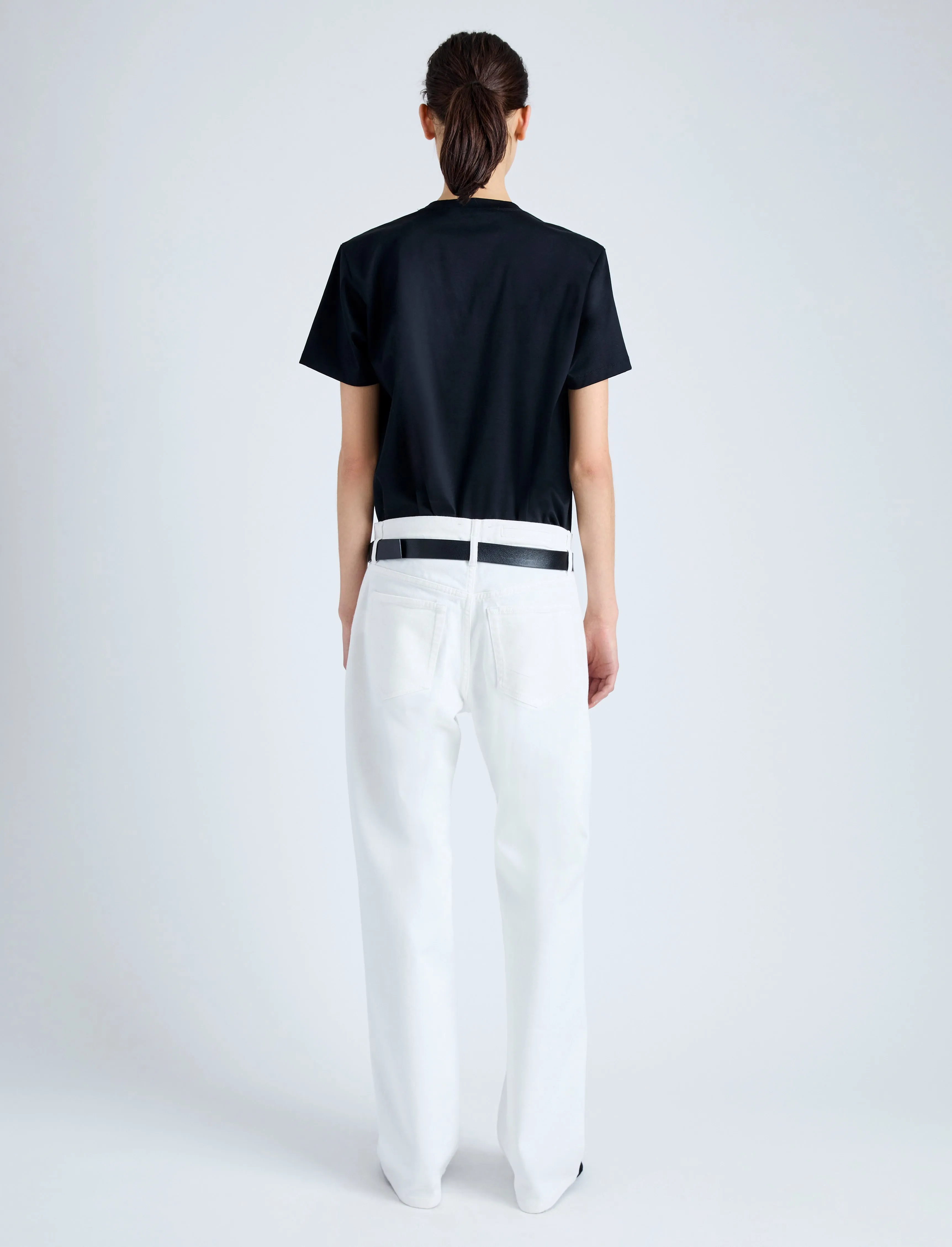 Kira T-Shirt in Eco Cotton Jersey sold by Proenza Schouler product image thumbnail 5