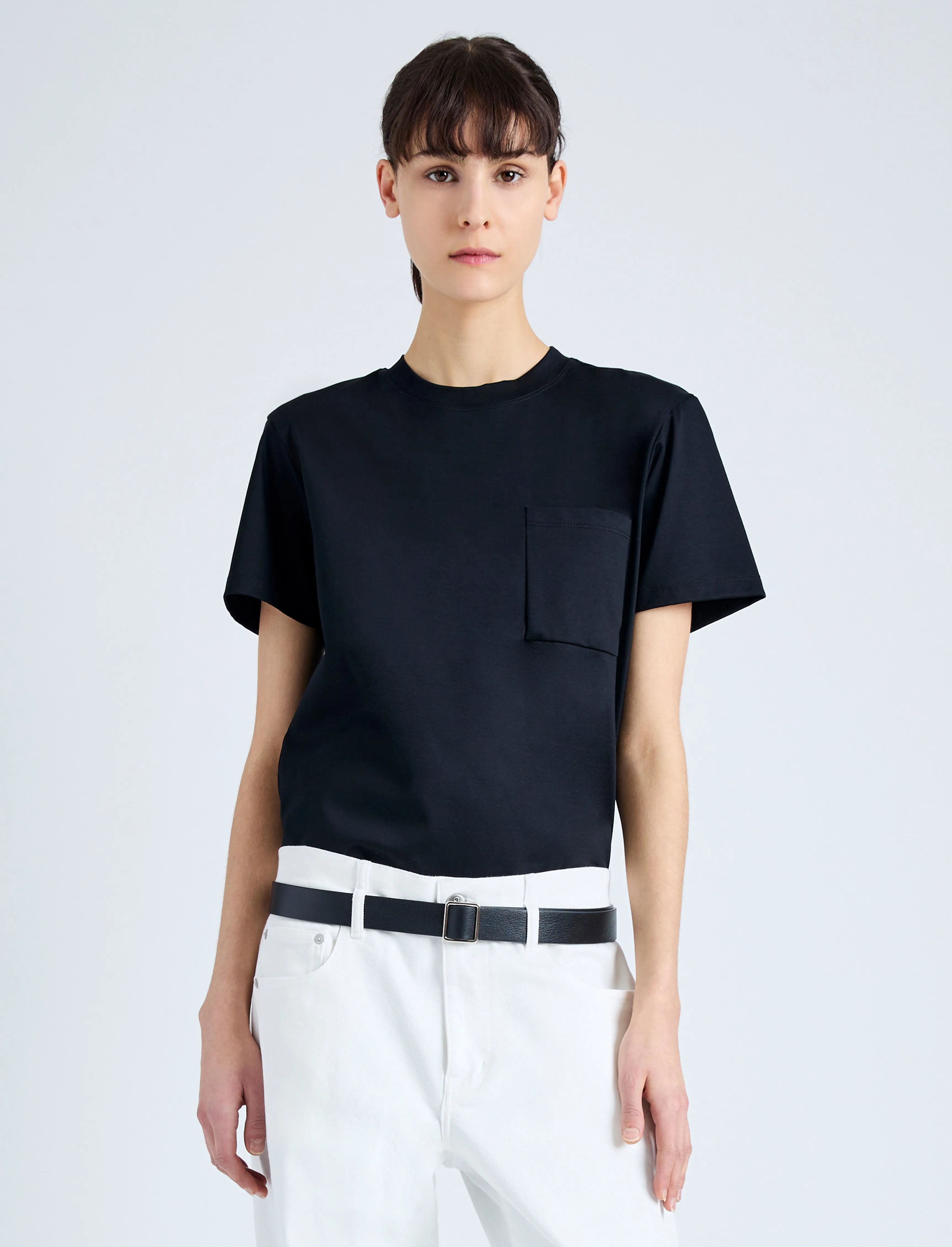 Kira T-Shirt in Eco Cotton Jersey sold by Proenza Schouler product image thumbnail 2