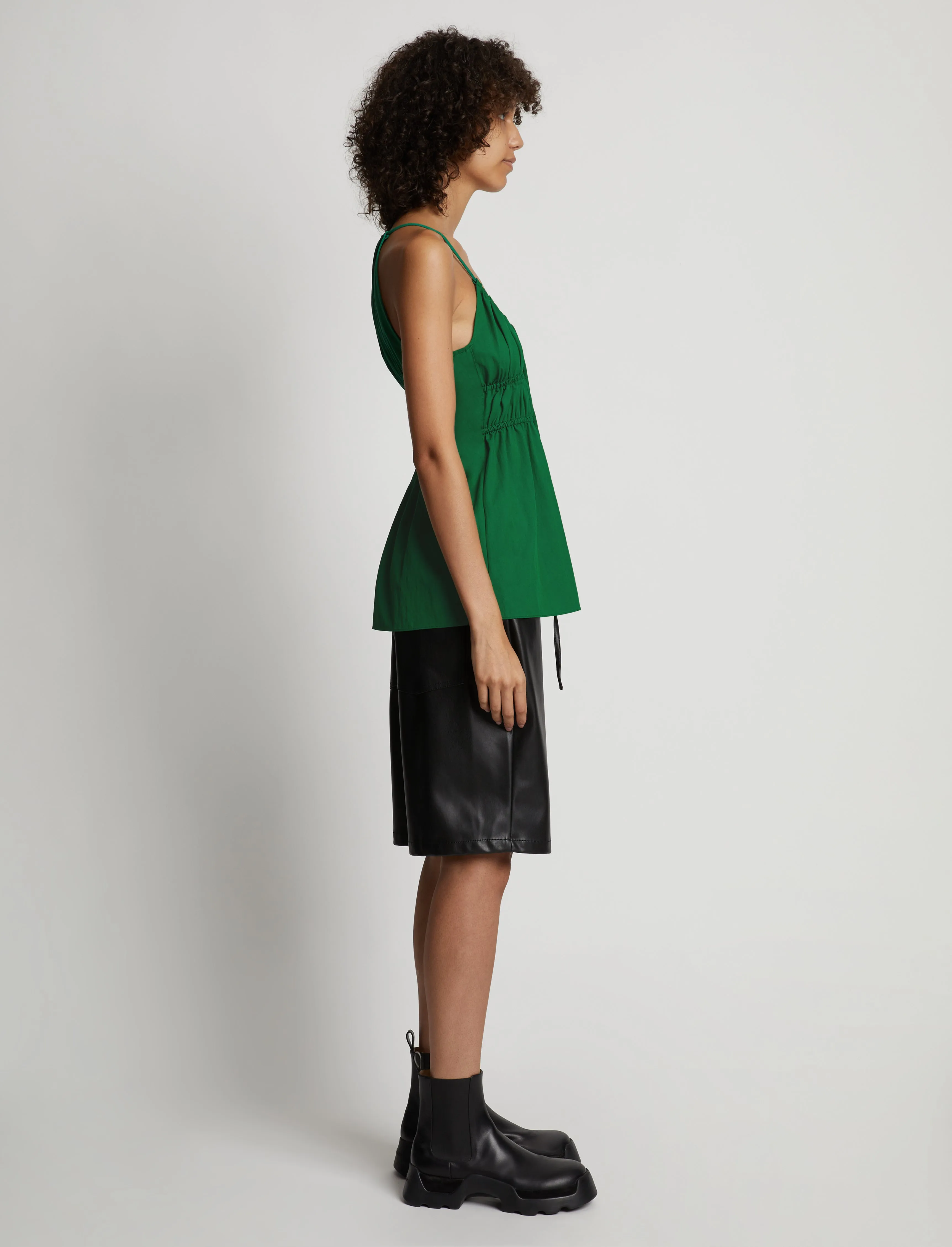 Drapey Suiting Ruched Top sold by Proenza Schouler product image thumbnail 4