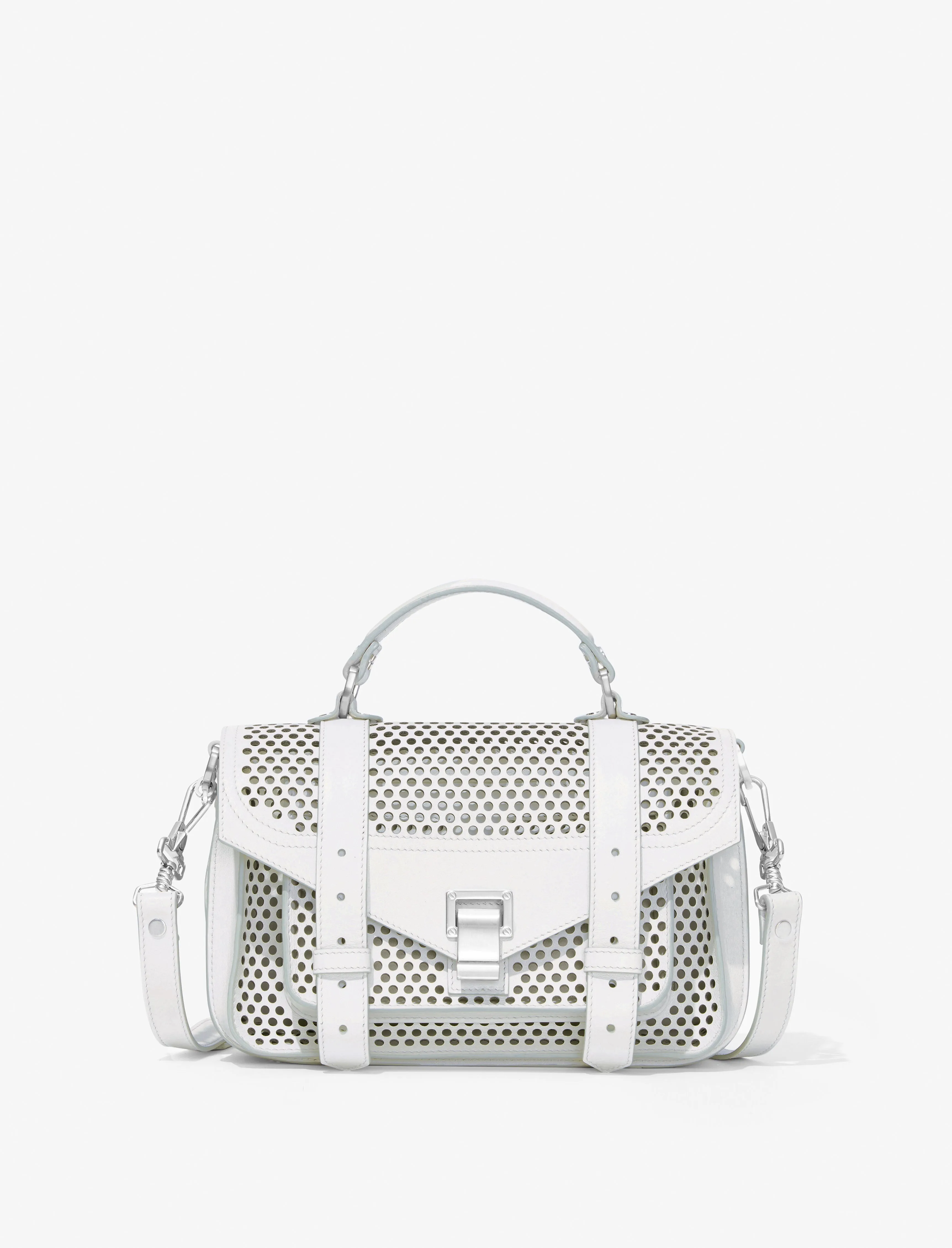 PS1 Tiny Bag in Perforated Leather sold by Proenza Schouler