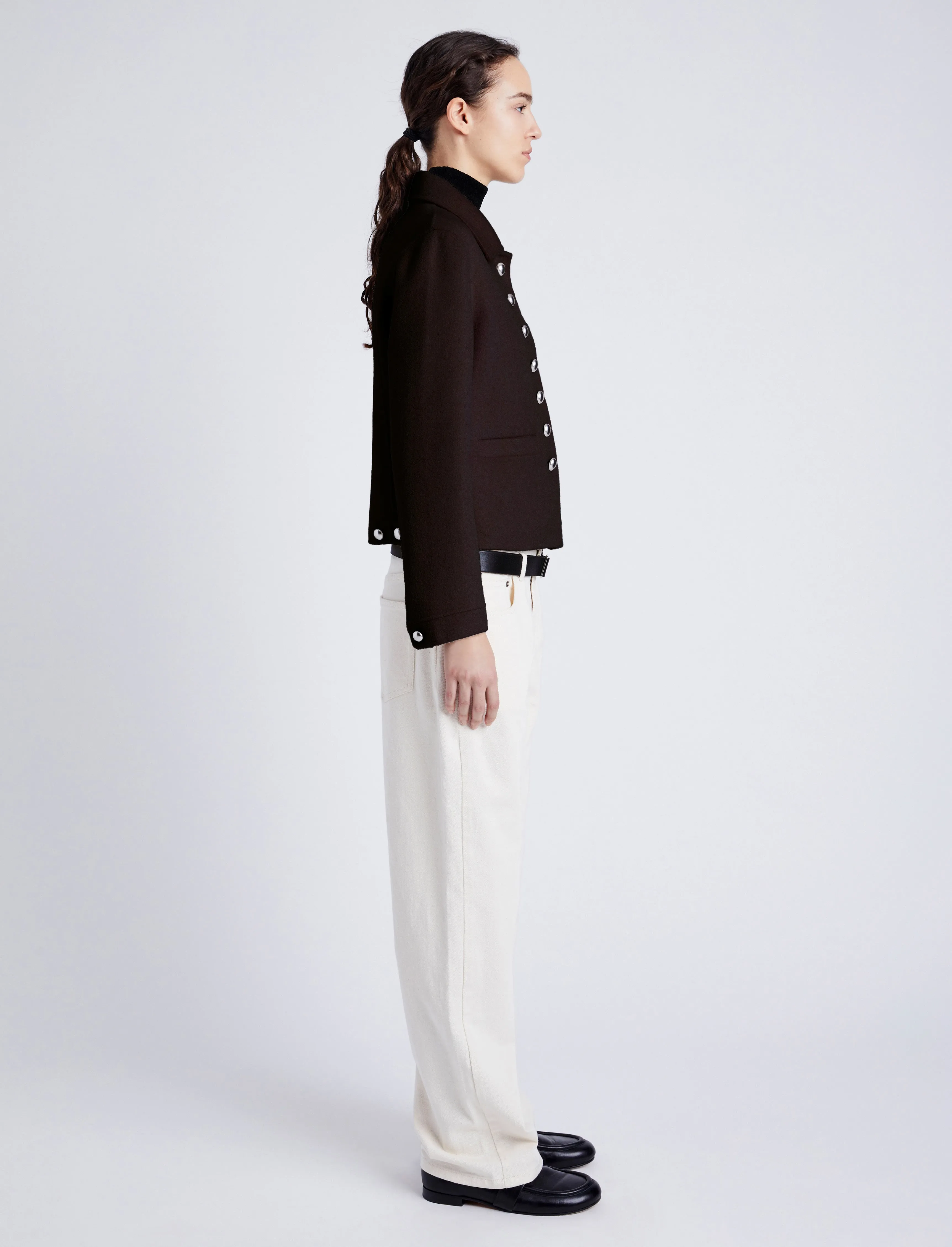 Emilie Jacket in Double Face Wool sold by Proenza Schouler product image thumbnail 4