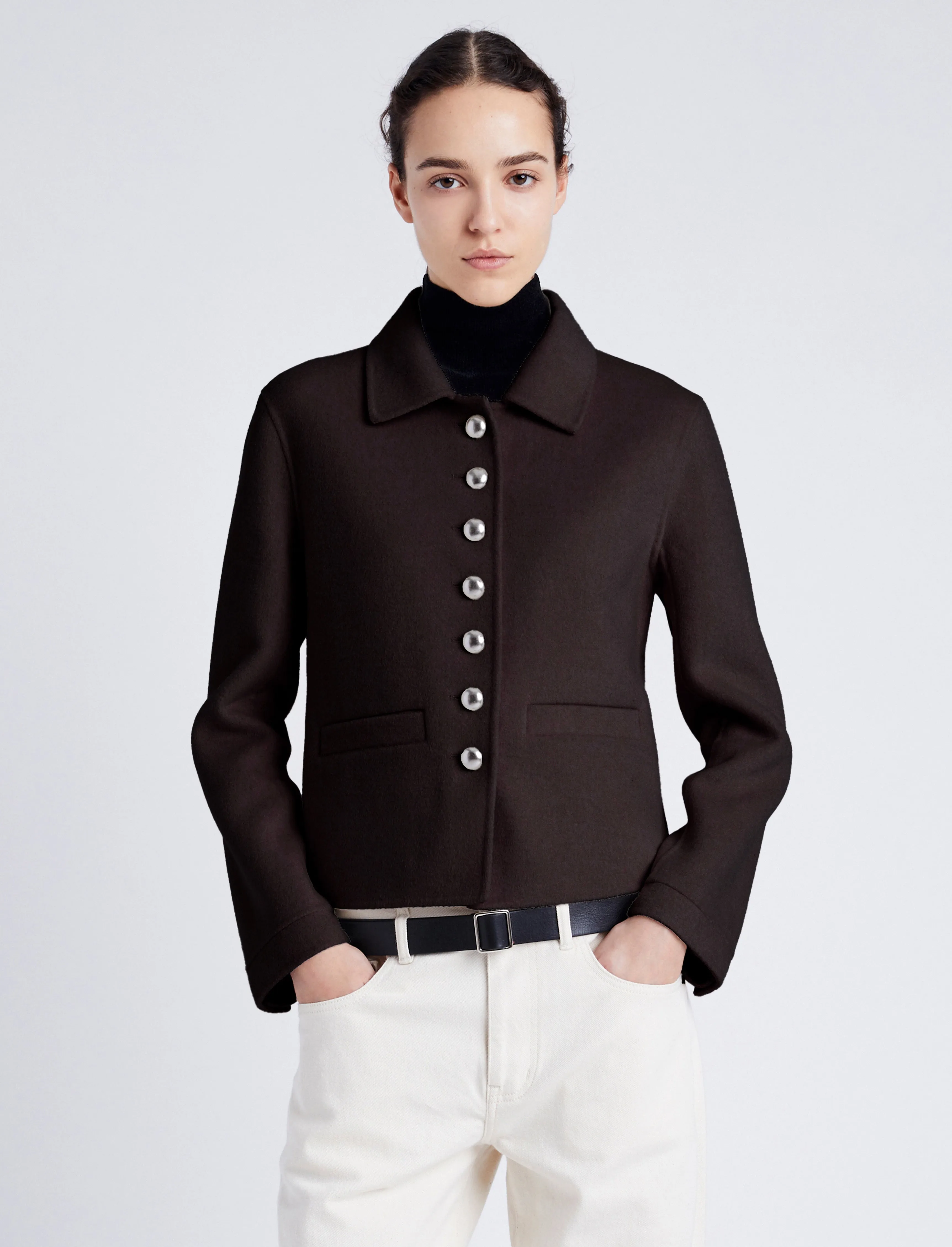 Emilie Jacket in Double Face Wool sold by Proenza Schouler product image thumbnail 2