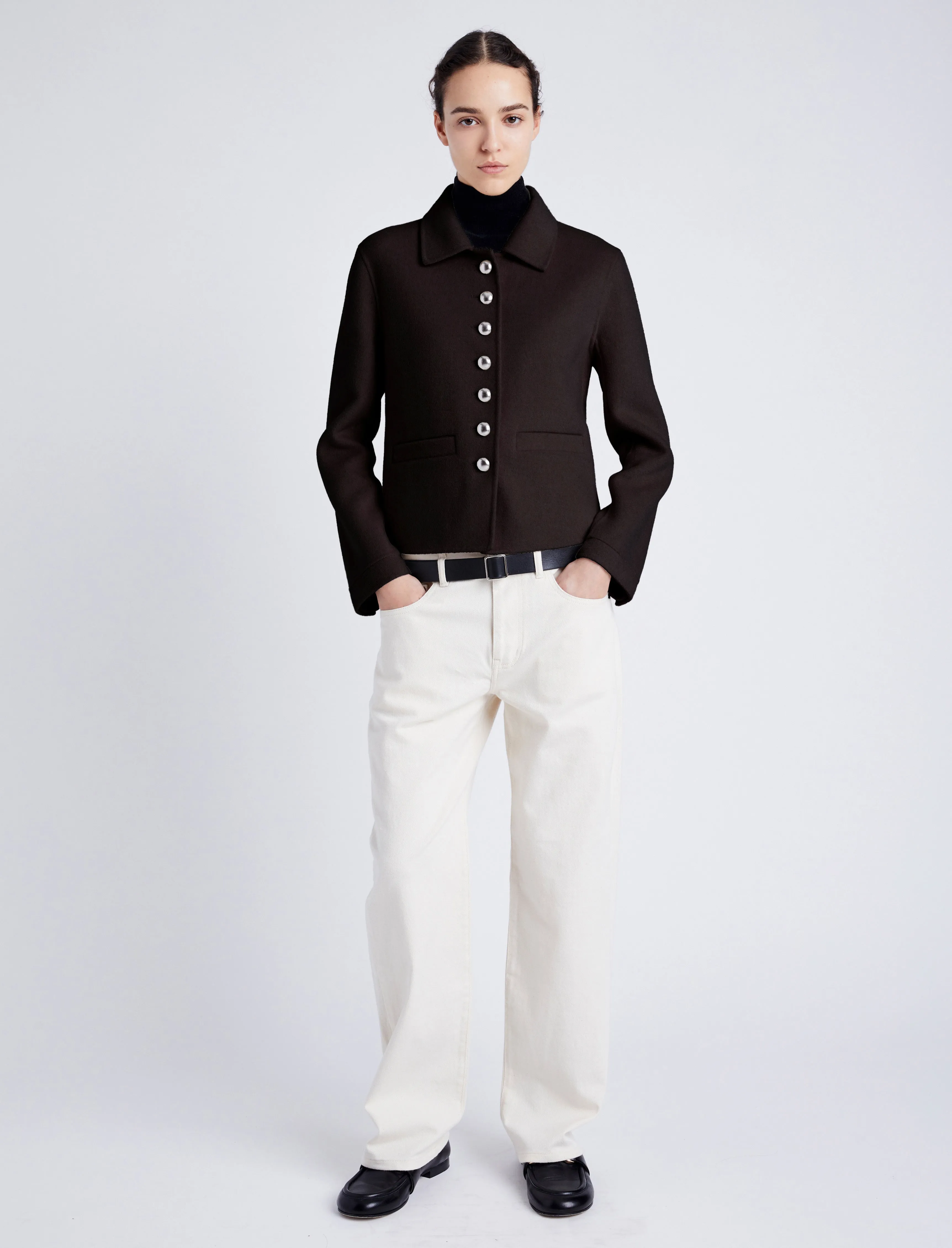 Emilie Jacket in Double Face Wool sold by Proenza Schouler product image thumbnail 3