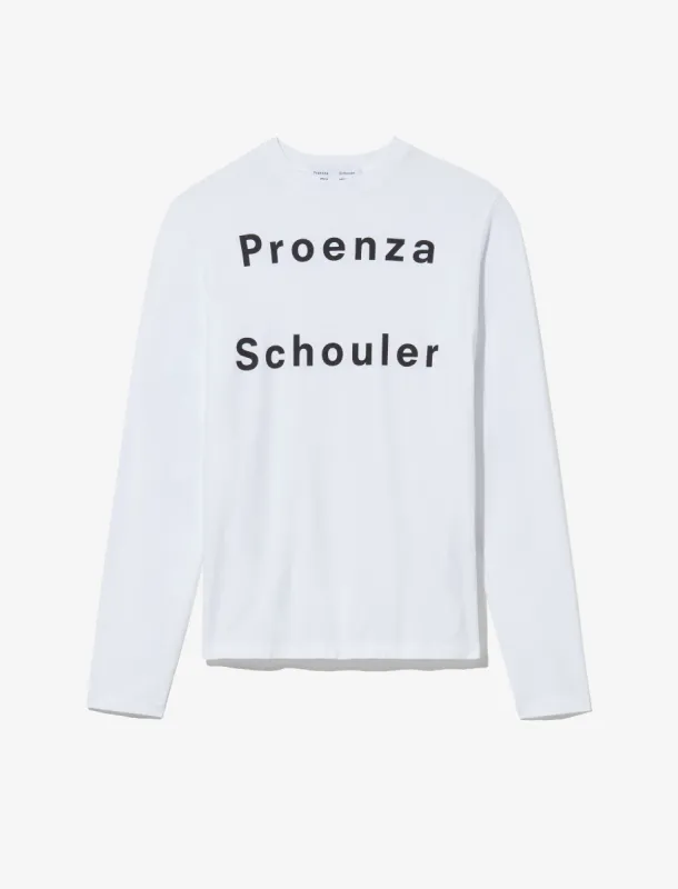 Logo Long Sleeve T-Shirt made by Proenza Schouler