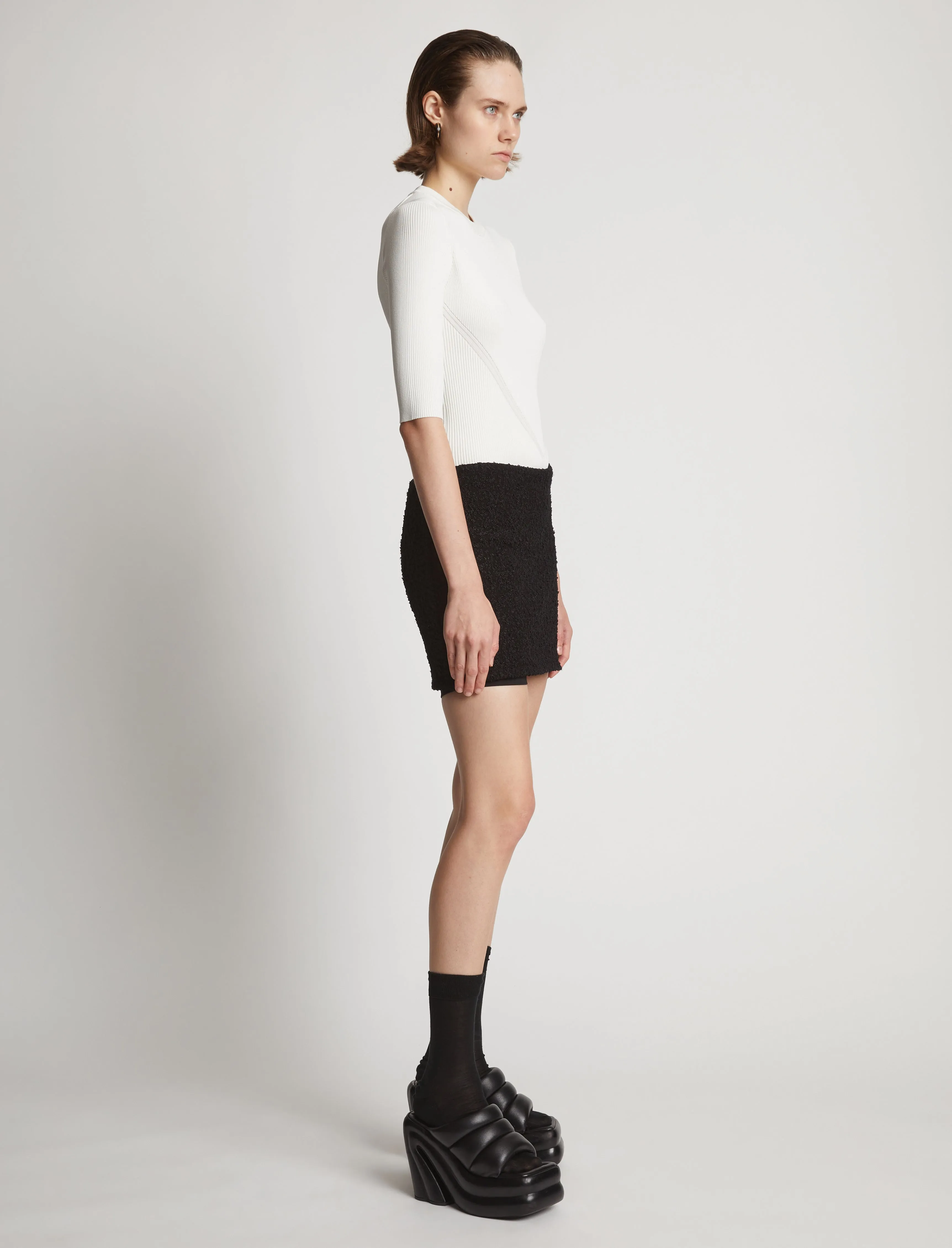 Boucle Tweed Skirt sold by Proenza Schouler product image thumbnail 3