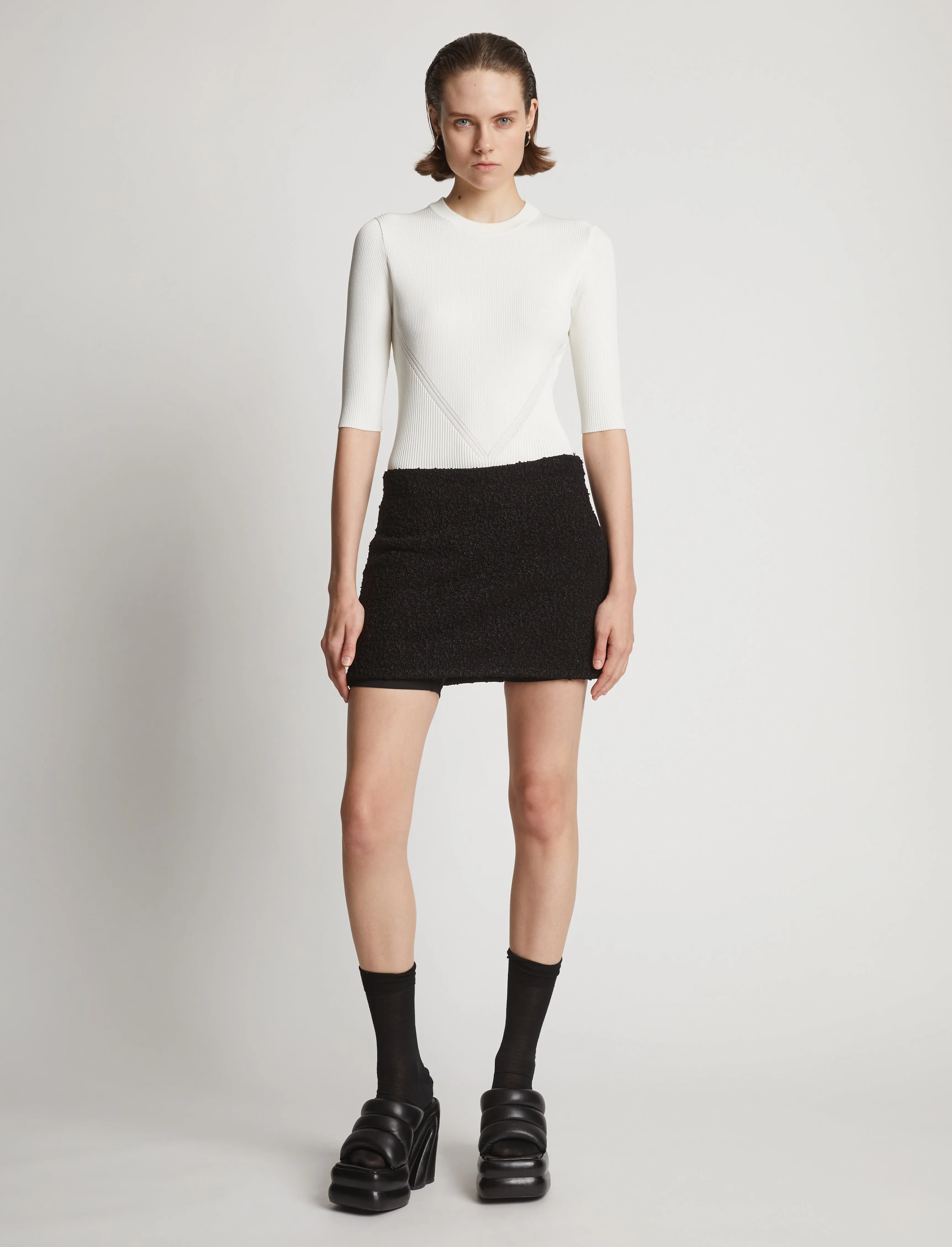 Boucle Tweed Skirt sold by Proenza Schouler product image thumbnail 2