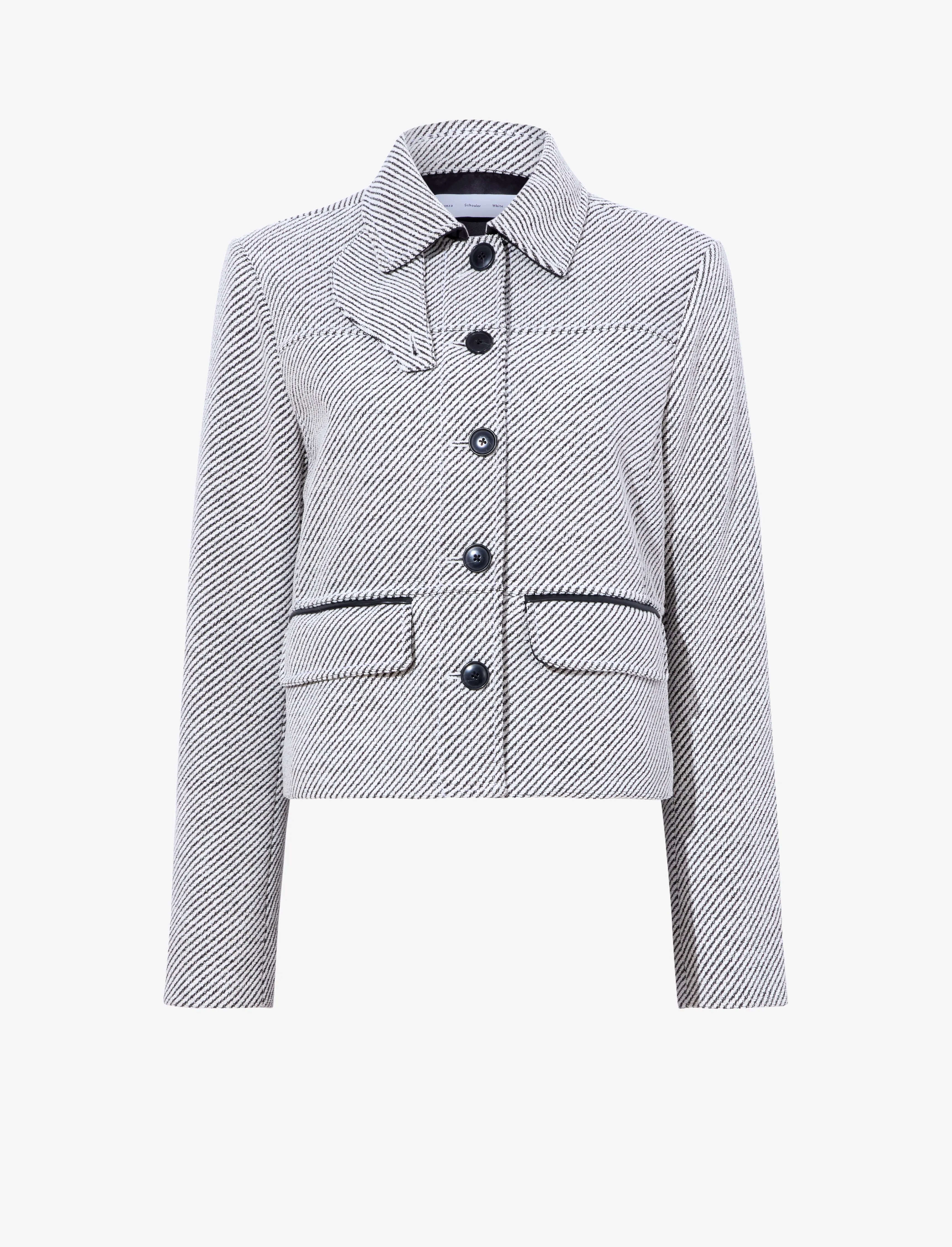 Colette Jacket in Soft Twill Coating sold by Proenza Schouler