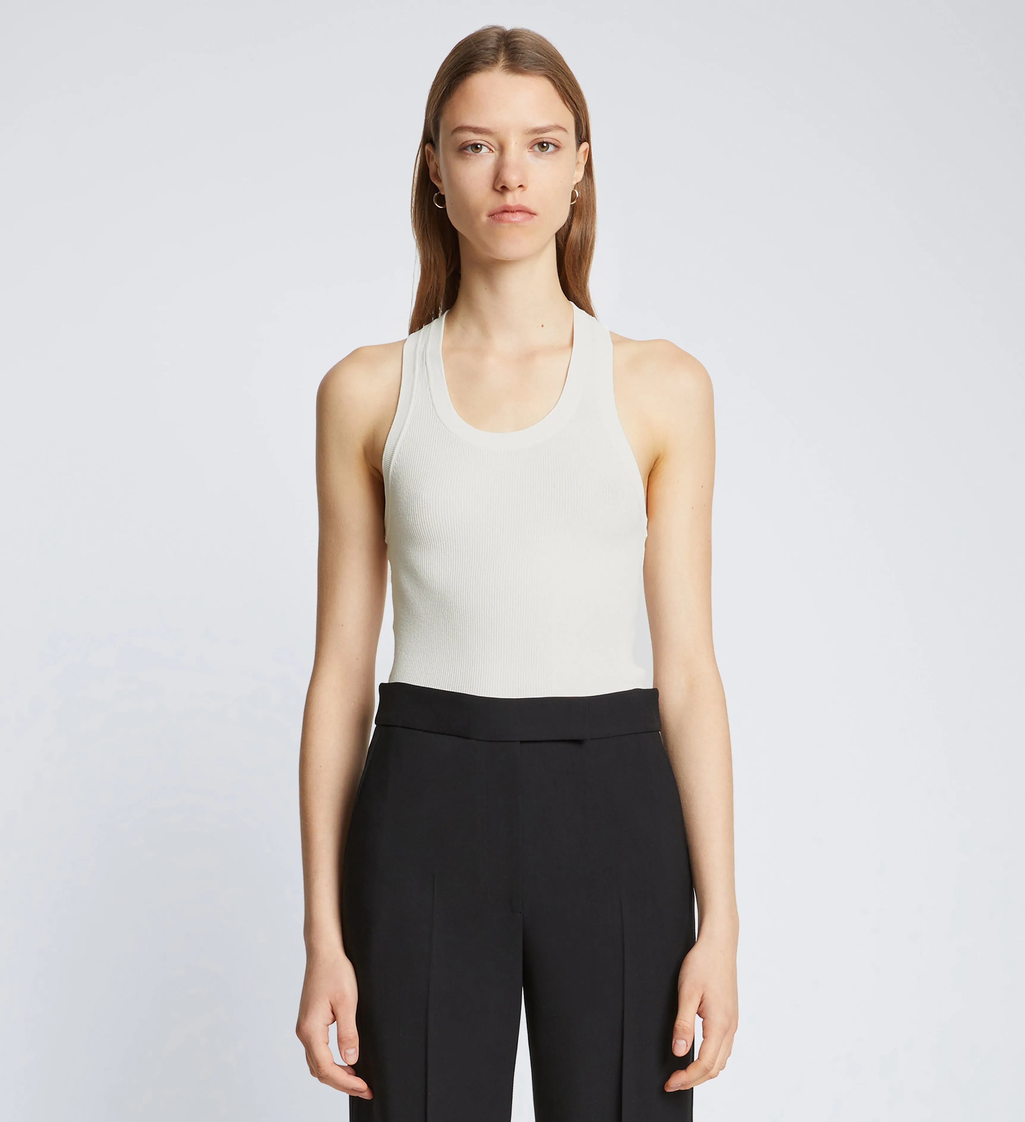 Roberts Knit Tank in Matte Viscose Rib sold by Proenza Schouler product image thumbnail 2