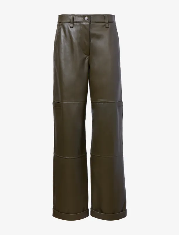 Mason Pant in Leather sold by Proenza Schouler