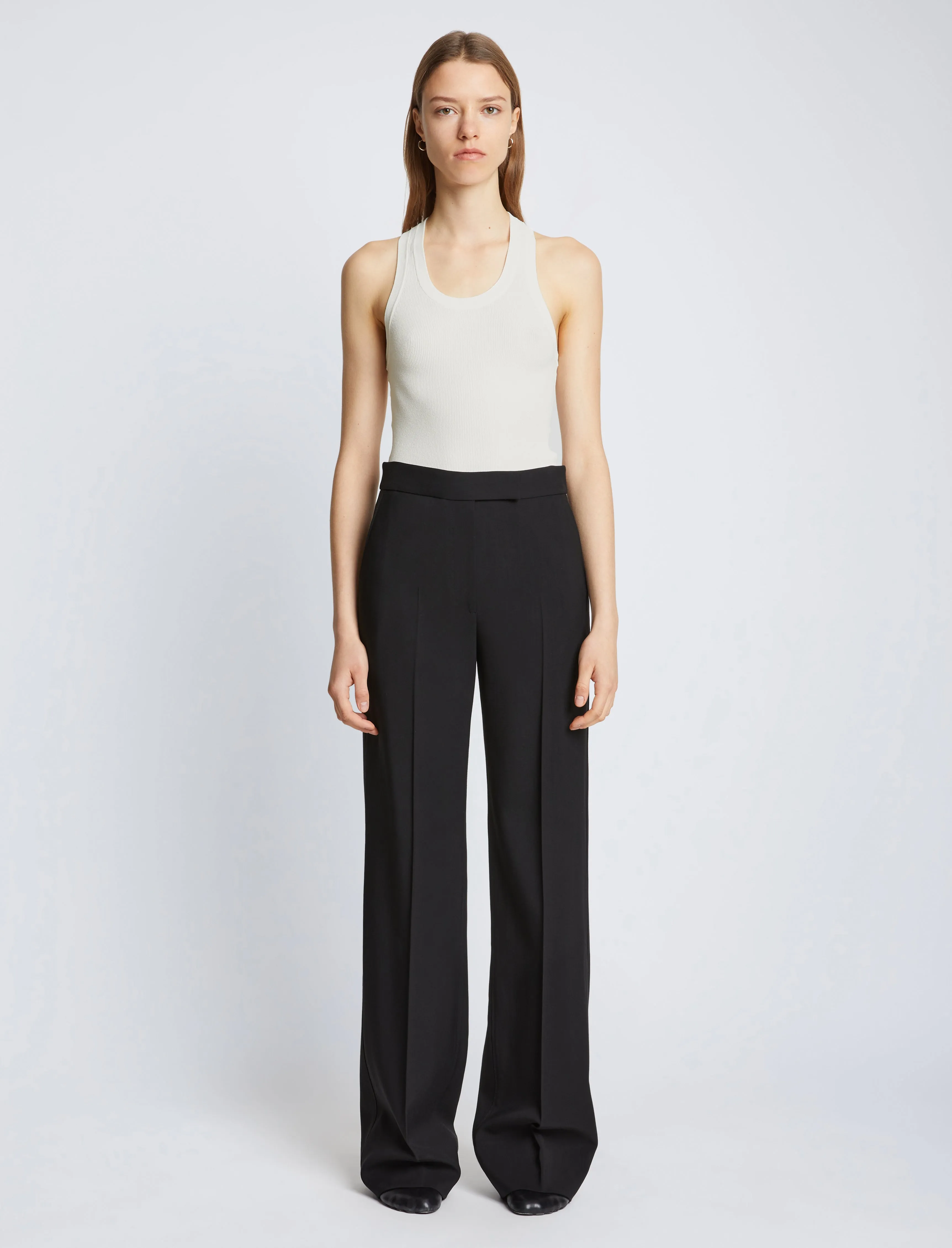 Roberts Knit Tank in Matte Viscose Rib sold by Proenza Schouler product image thumbnail 3