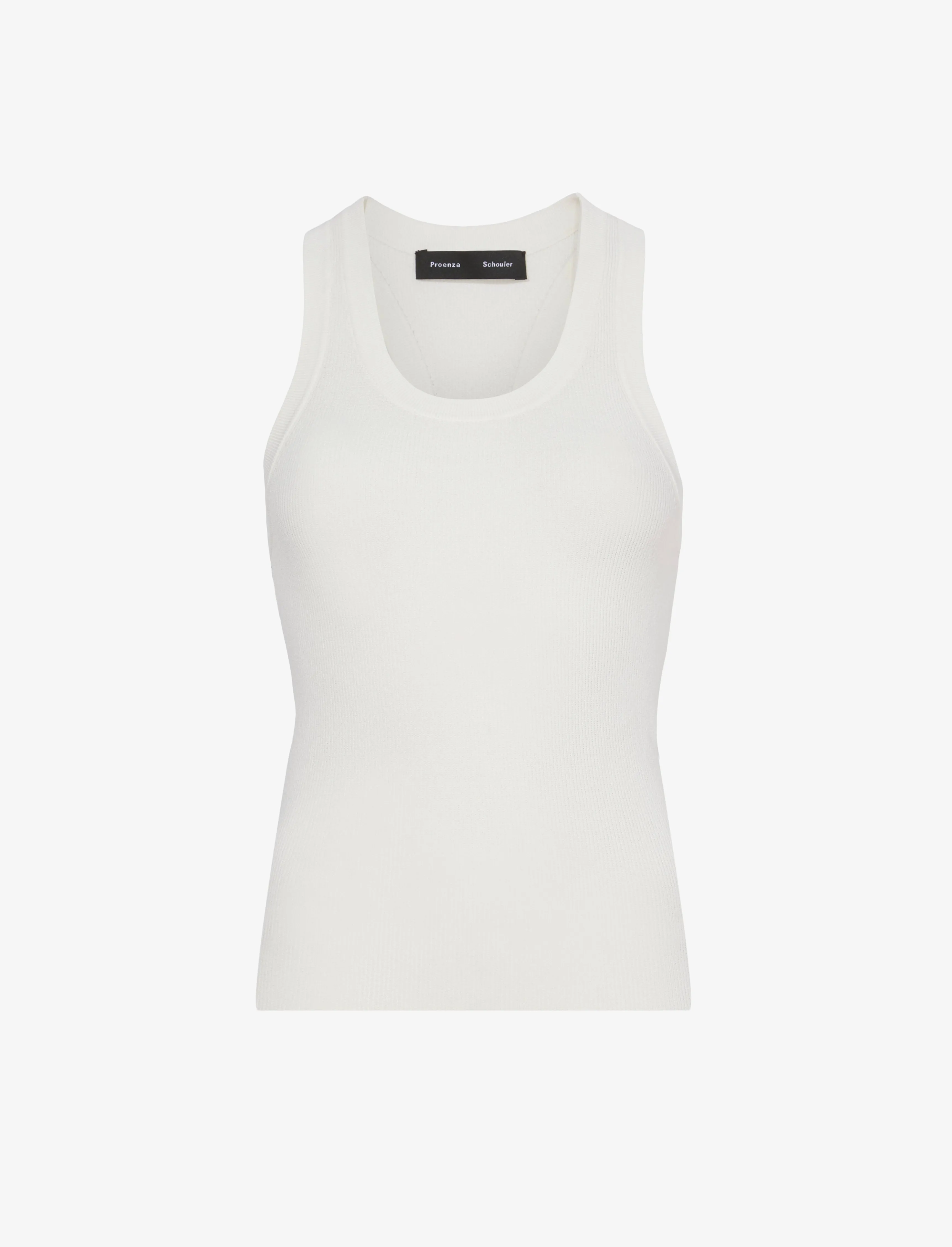 Roberts Knit Tank in Matte Viscose Rib sold by Proenza Schouler
