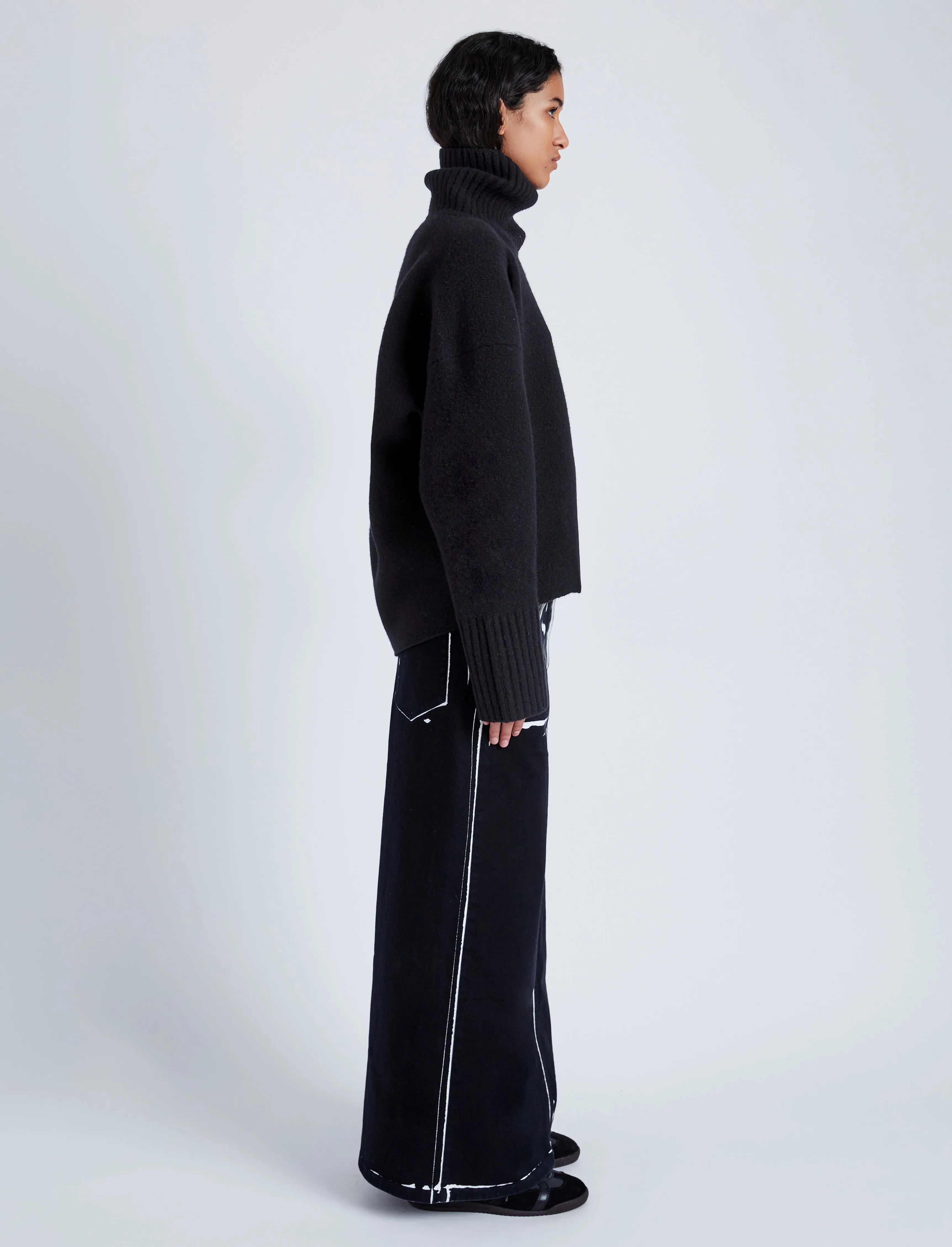 Sandra Turtleneck Sweater in Lofty Eco Cashmere sold by Proenza Schouler product image thumbnail 4