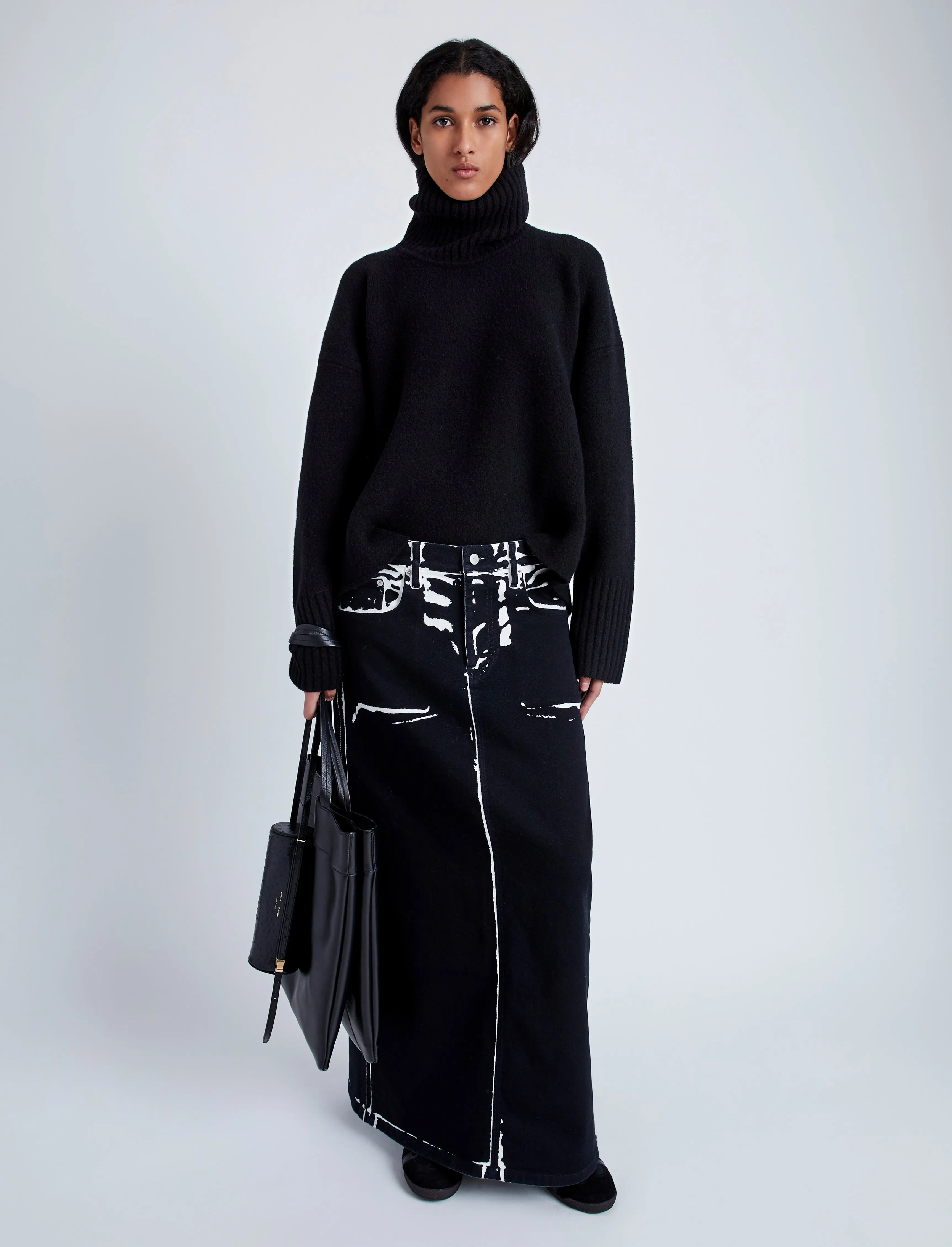 Sandra Turtleneck Sweater in Lofty Eco Cashmere sold by Proenza Schouler product image thumbnail 3