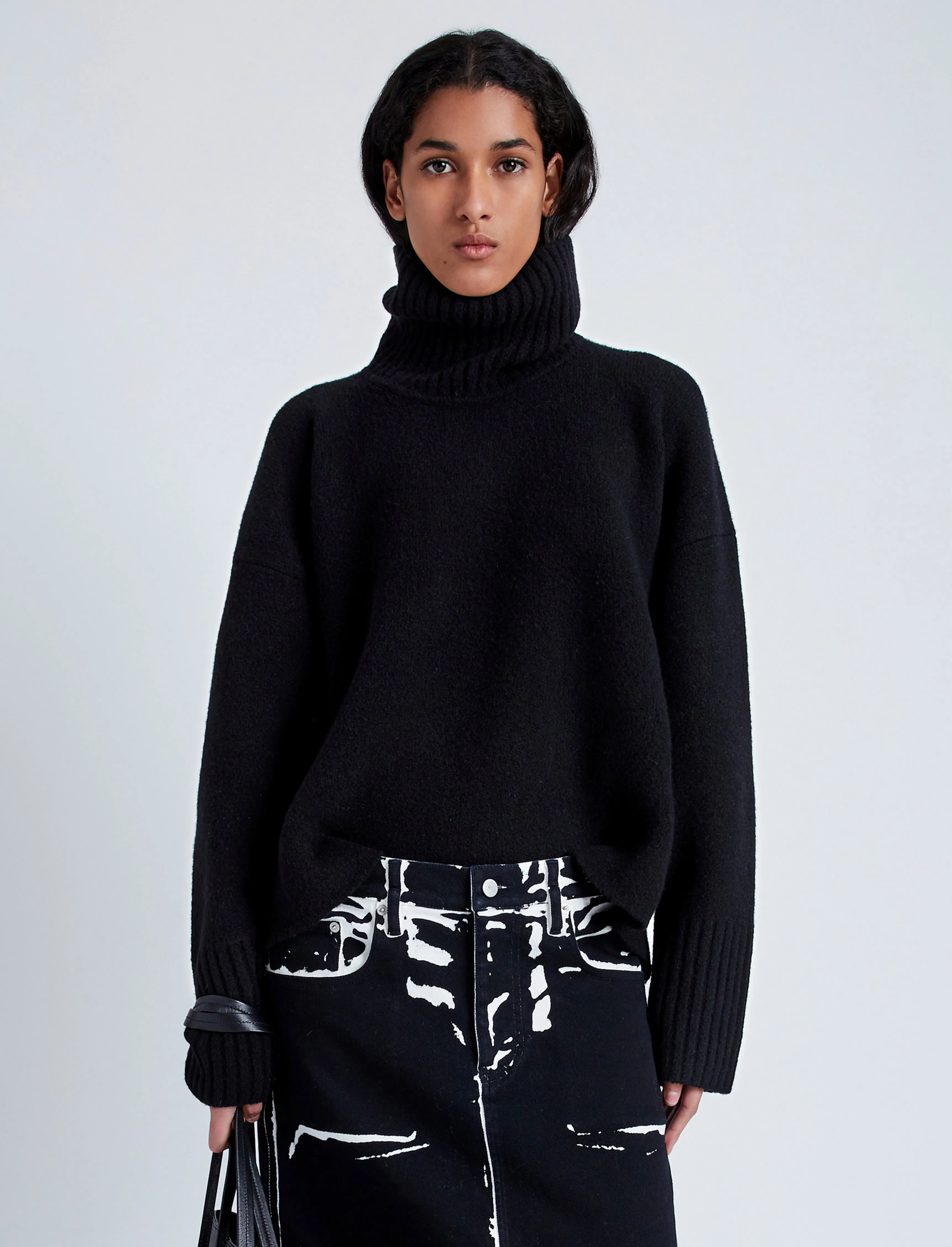 Sandra Turtleneck Sweater in Lofty Eco Cashmere sold by Proenza Schouler product image thumbnail 2