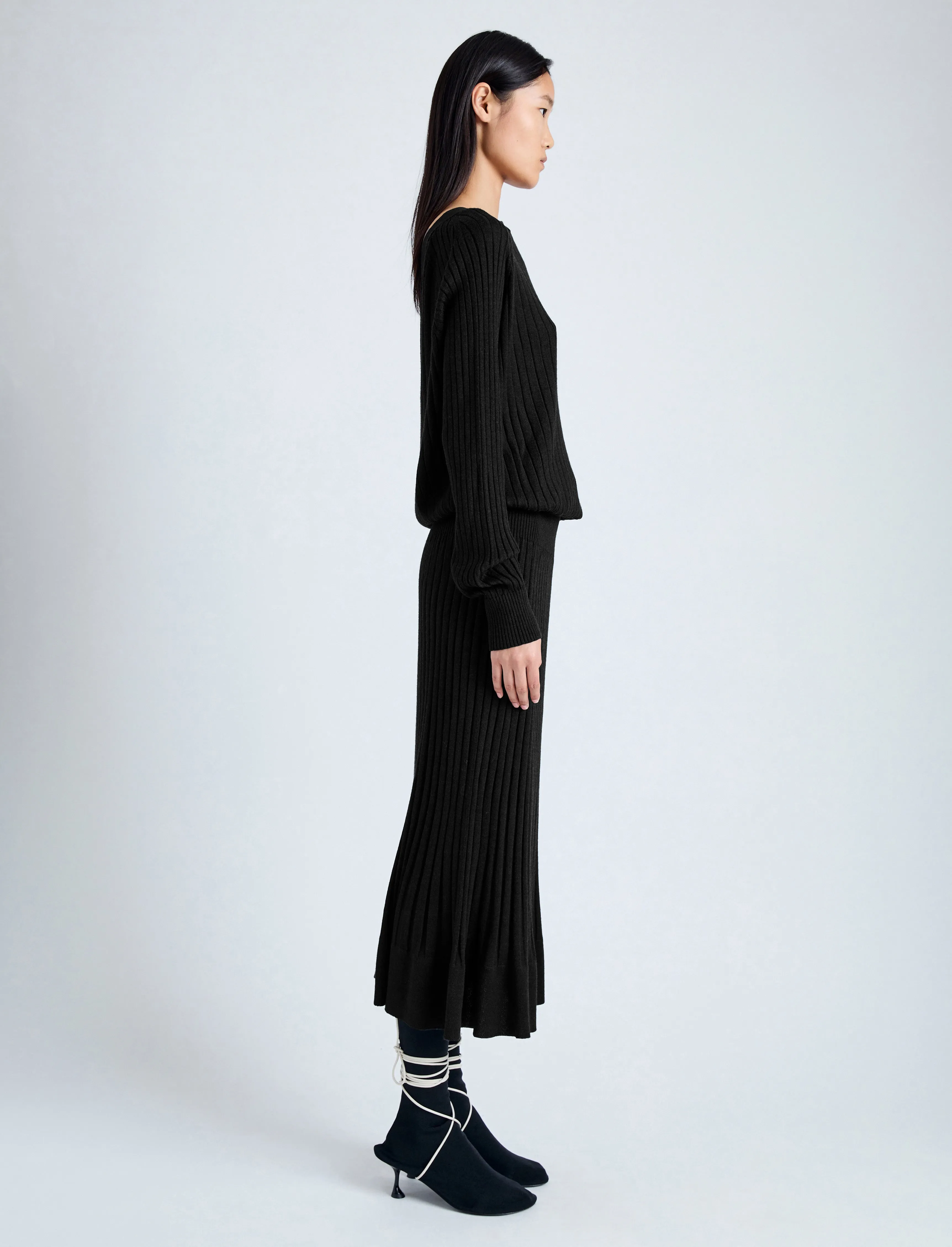 Eden Knit Dress in Superfine Merino Silk sold by Proenza Schouler product image thumbnail 3