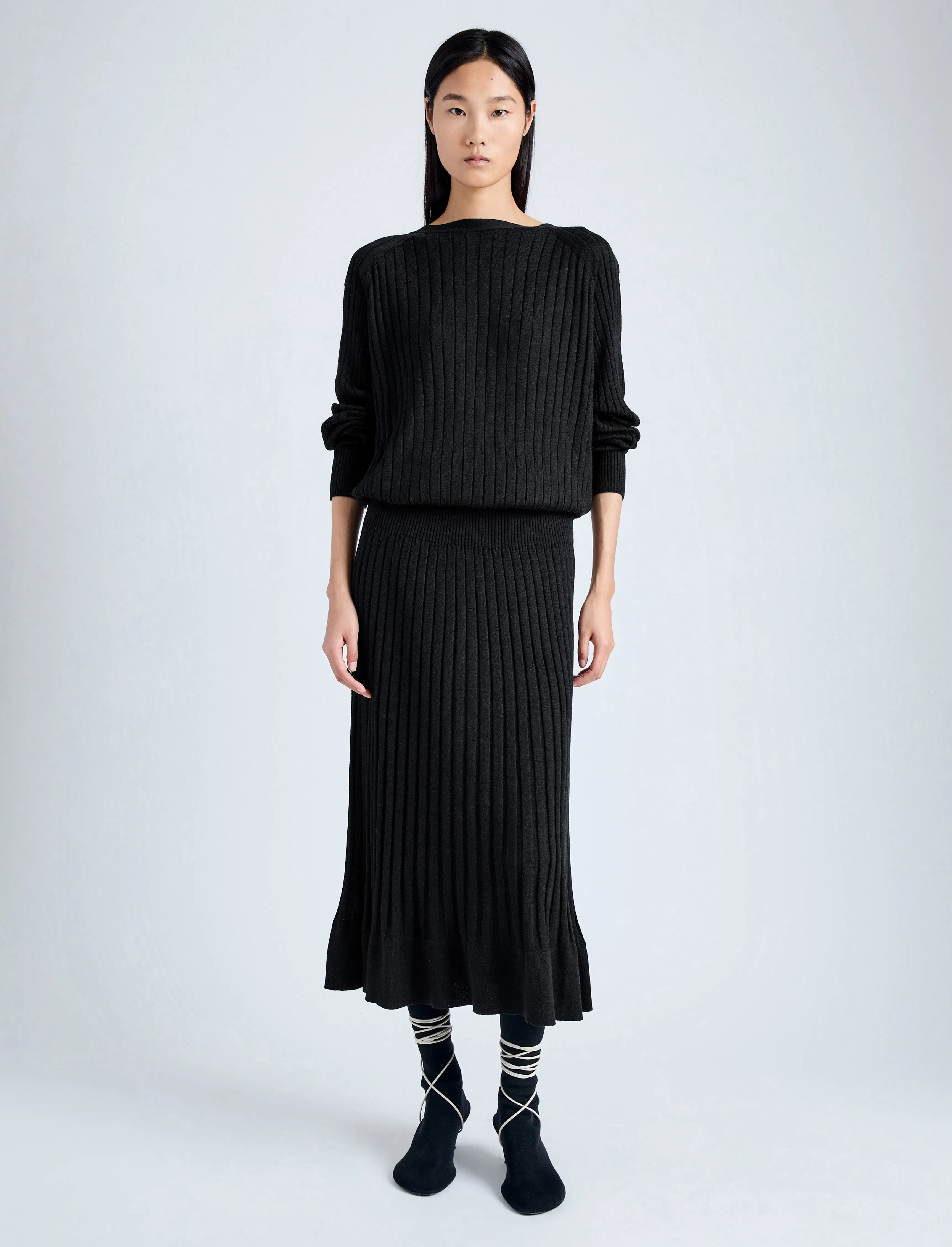 Eden Knit Dress in Superfine Merino Silk sold by Proenza Schouler product image thumbnail 2