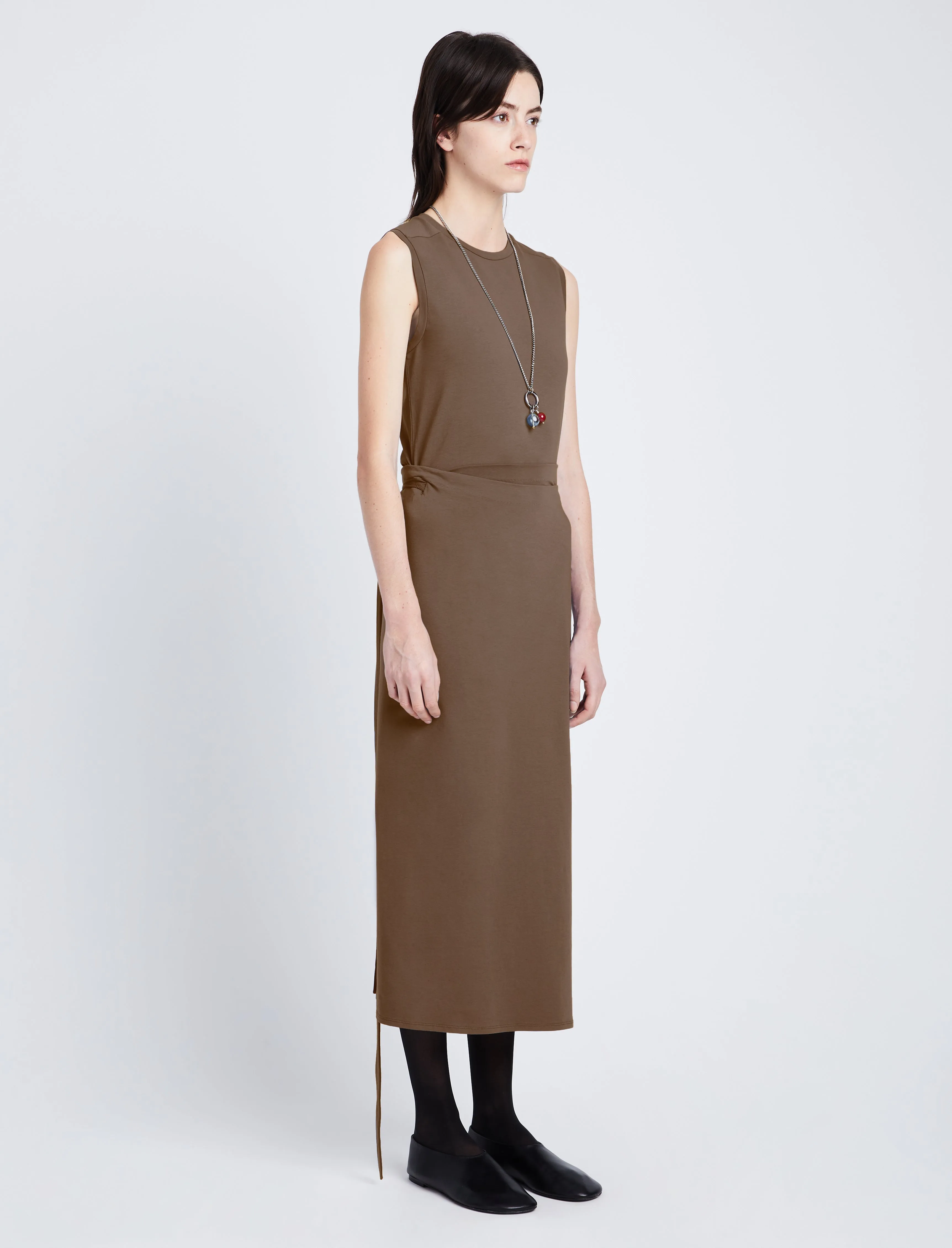 T-Shirt Wrap Dress sold by Proenza Schouler product image thumbnail 3
