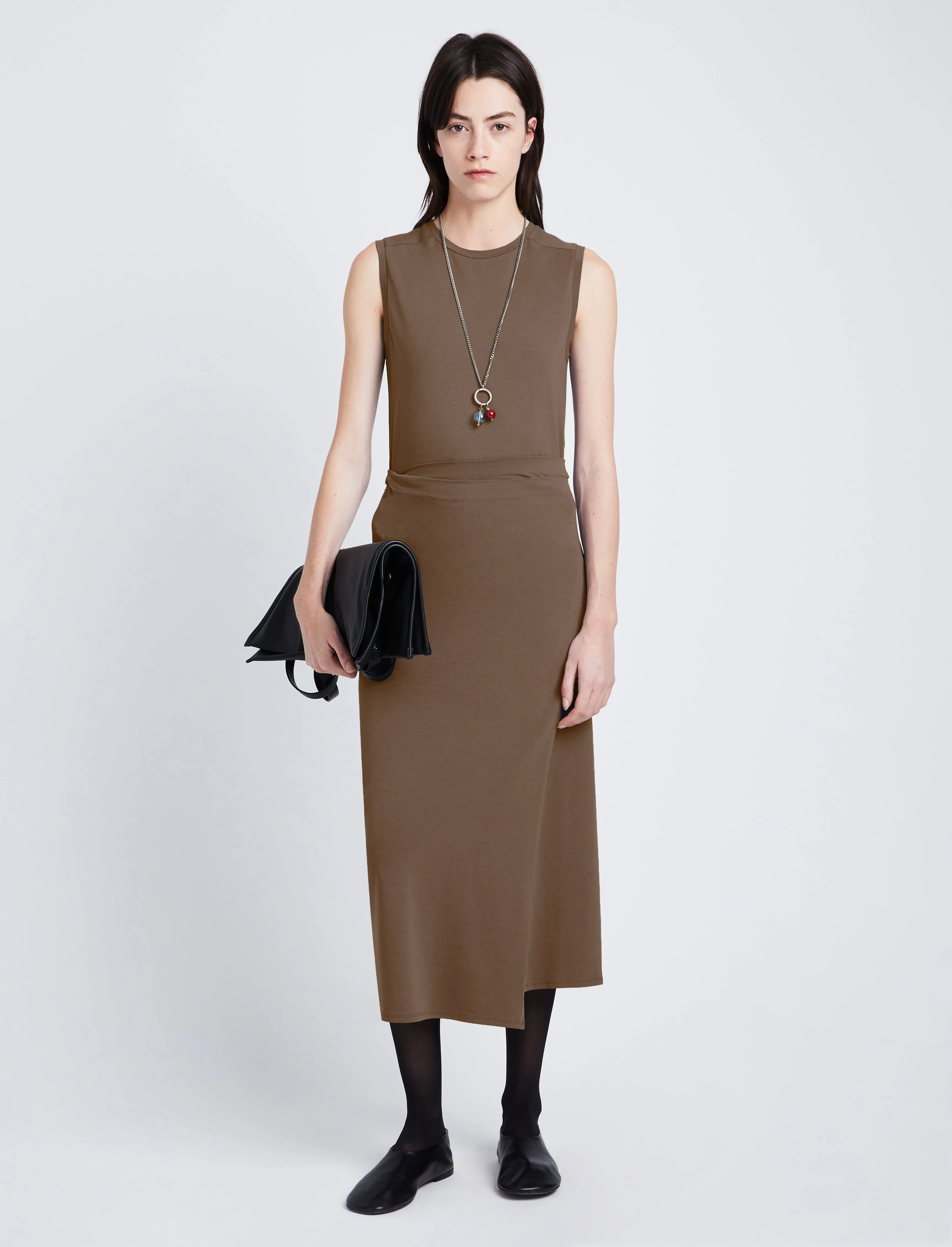 T-Shirt Wrap Dress sold by Proenza Schouler product image thumbnail 2