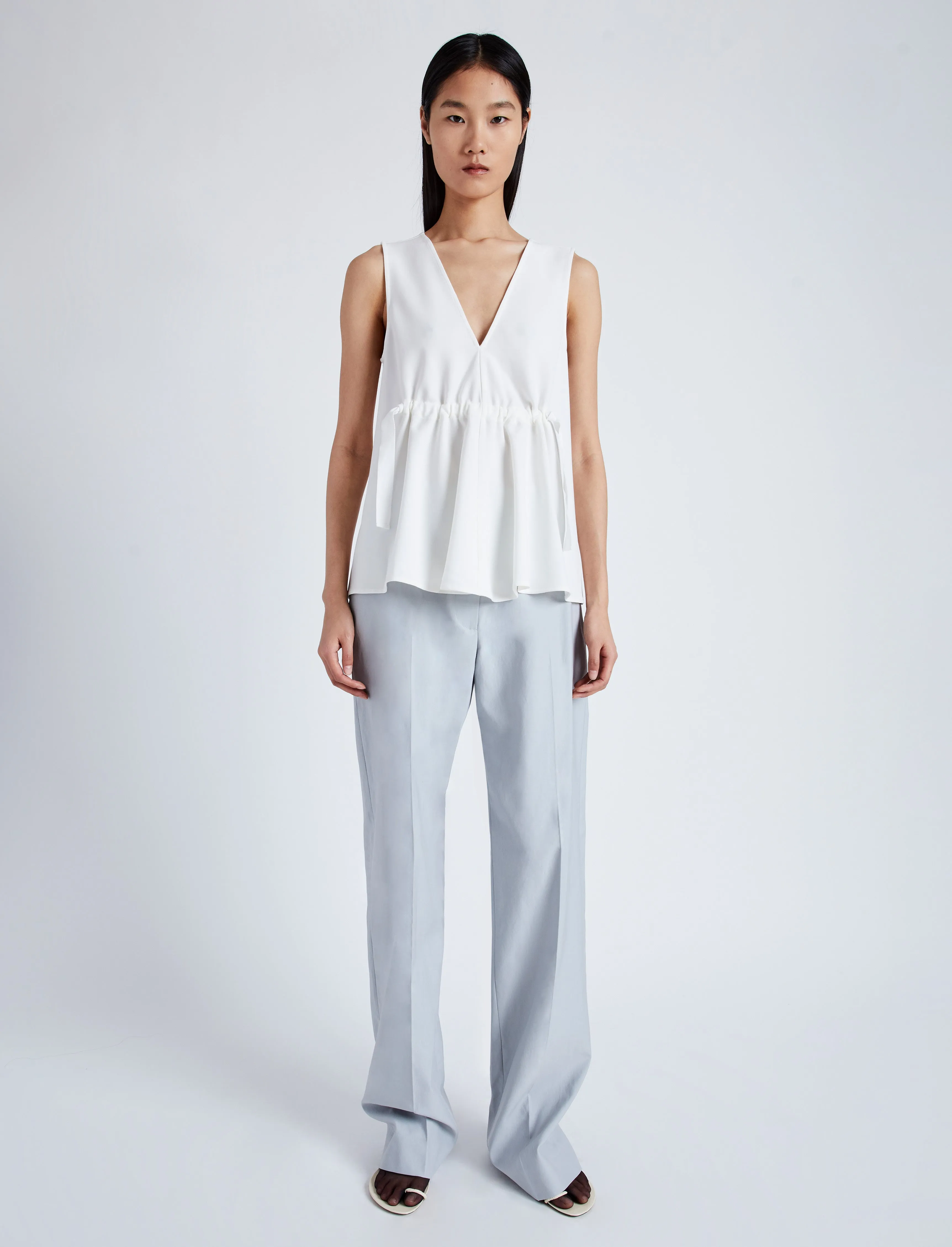 Casey Top in Matte Viscose Crepe sold by Proenza Schouler product image thumbnail 3