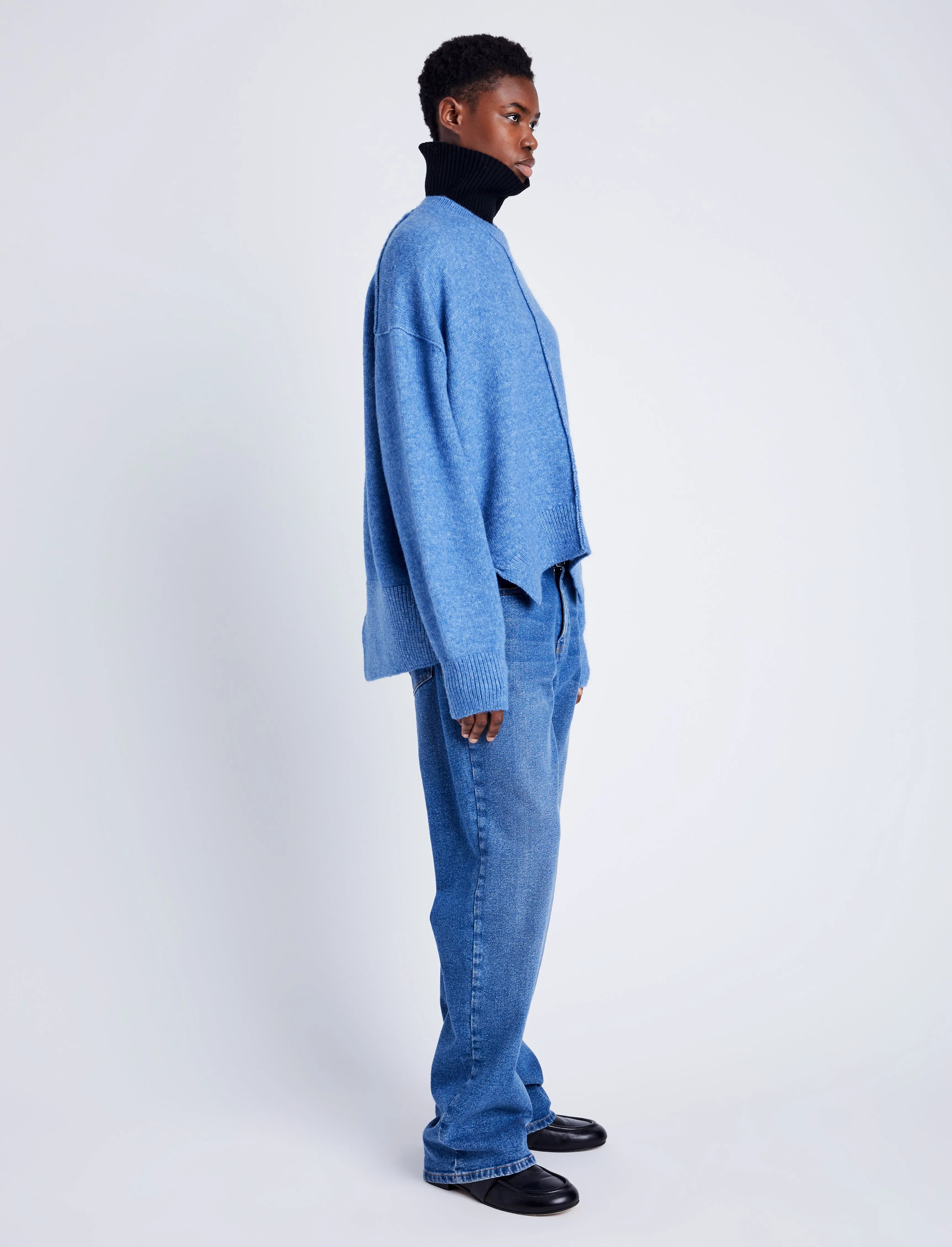 Kellen Knit Sweater in Wool Blend sold by Proenza Schouler product image thumbnail 4