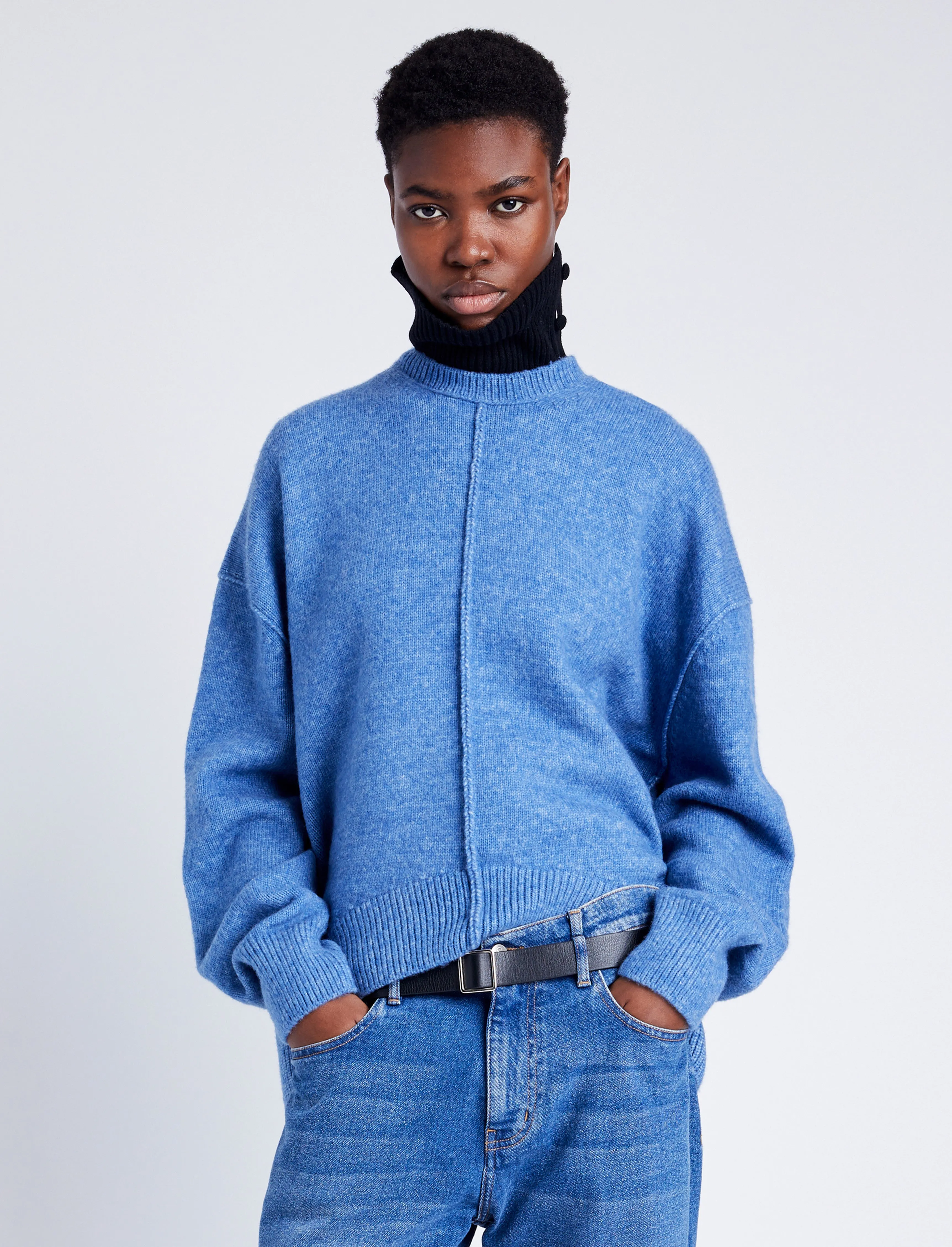 Kellen Knit Sweater in Wool Blend sold by Proenza Schouler product image thumbnail 2
