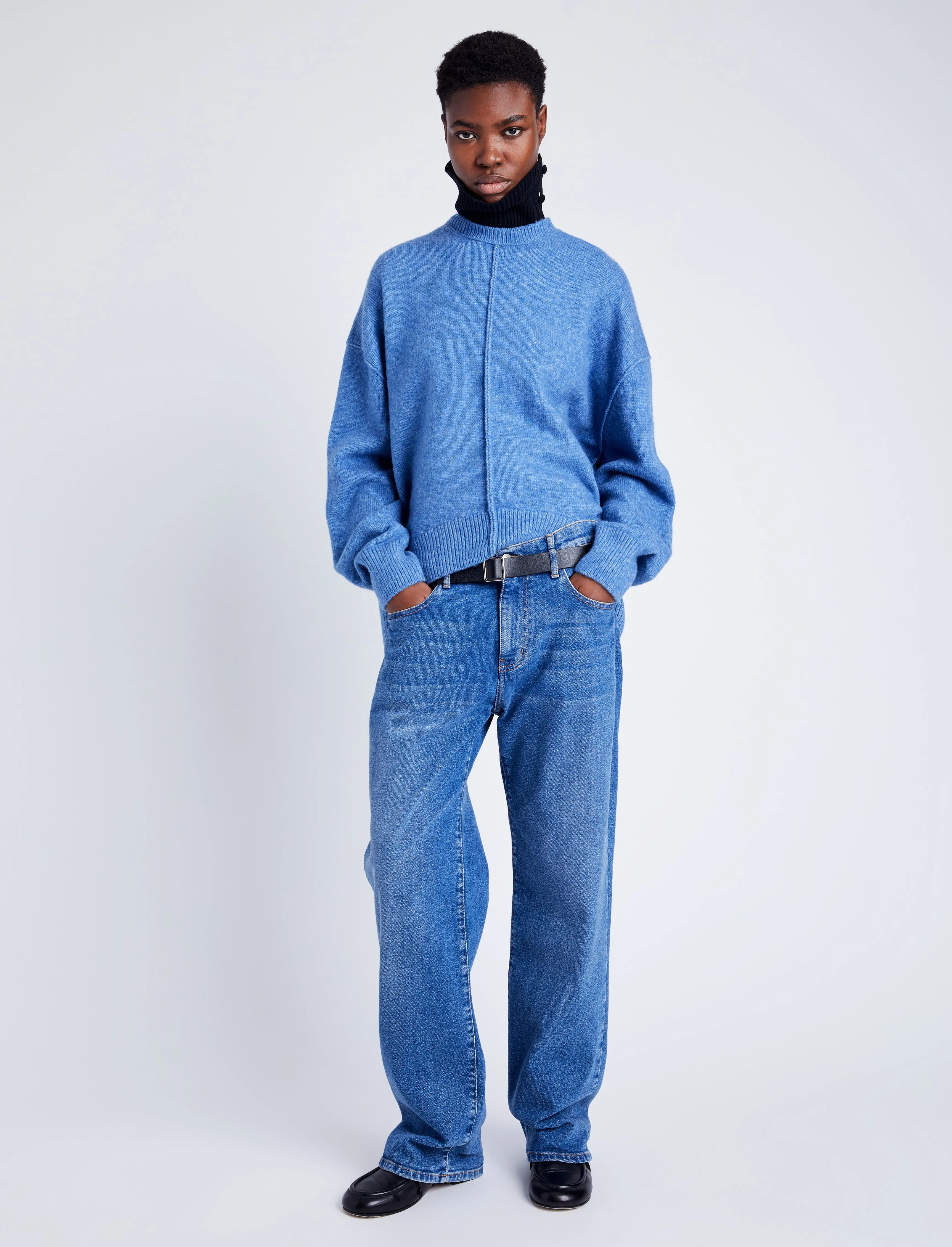 Kellen Knit Sweater in Wool Blend sold by Proenza Schouler product image thumbnail 3