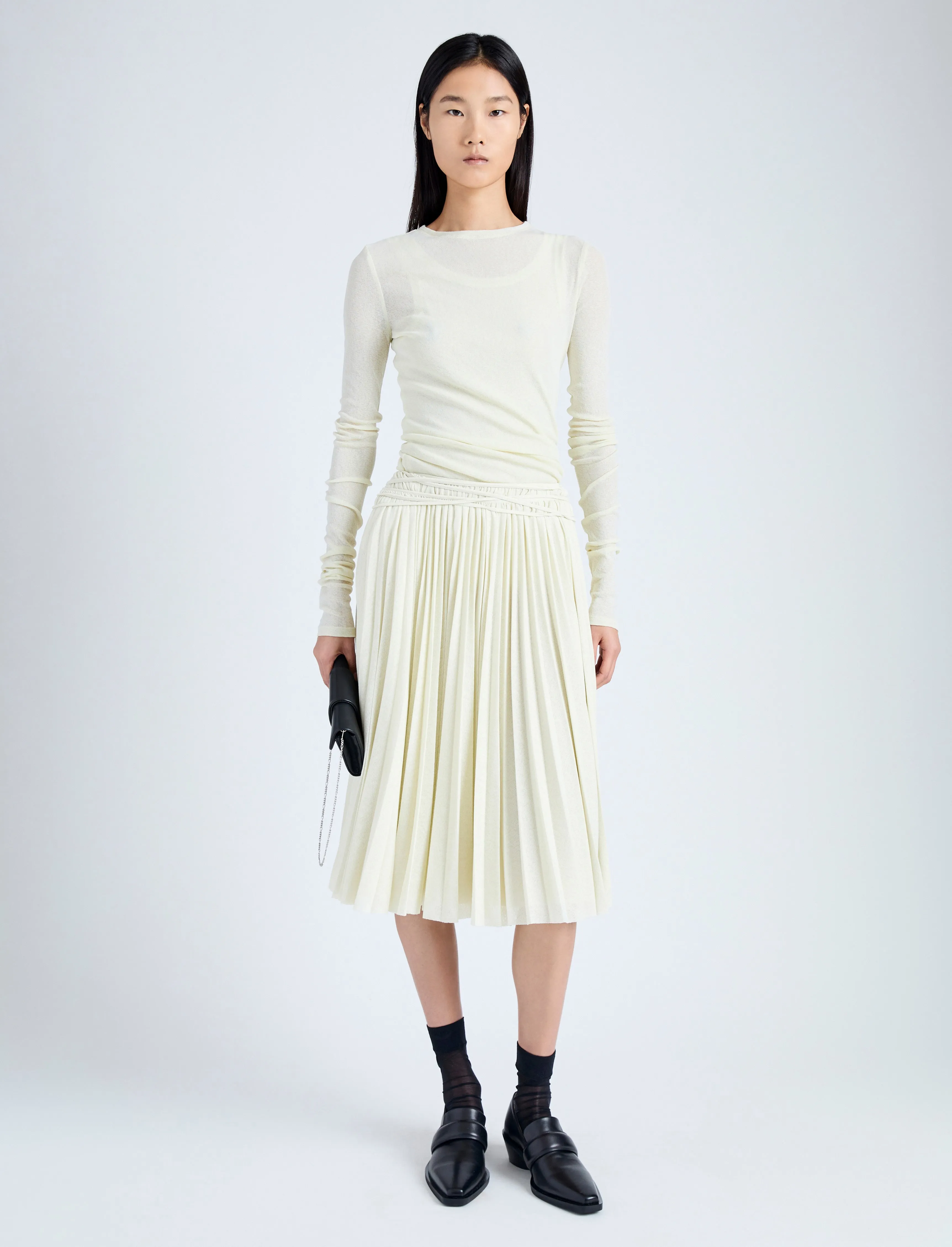 Margo Skirt in Gauzy Jersey sold by Proenza Schouler product image thumbnail 2