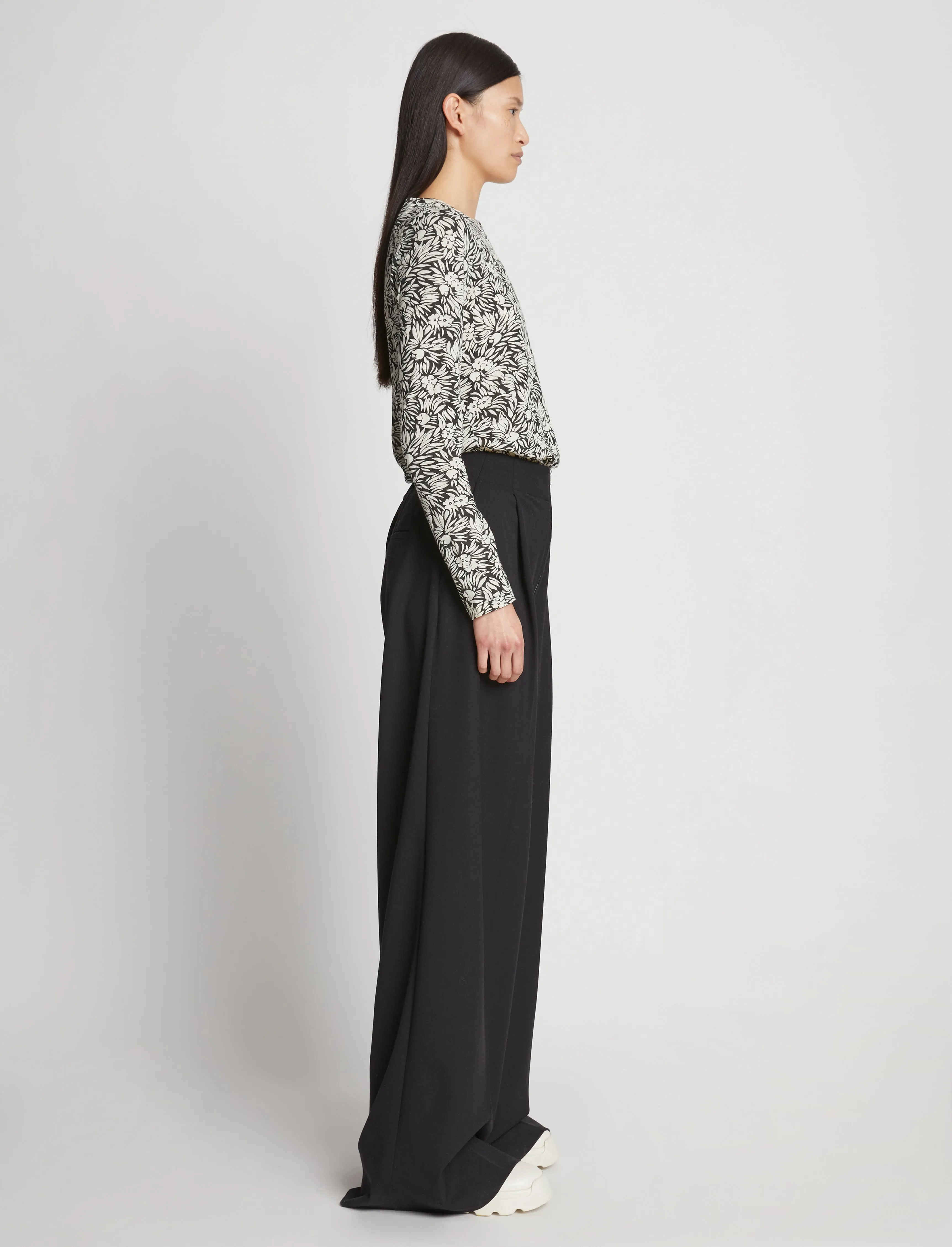 Printed Floral T-Shirt sold by Proenza Schouler product image thumbnail 4