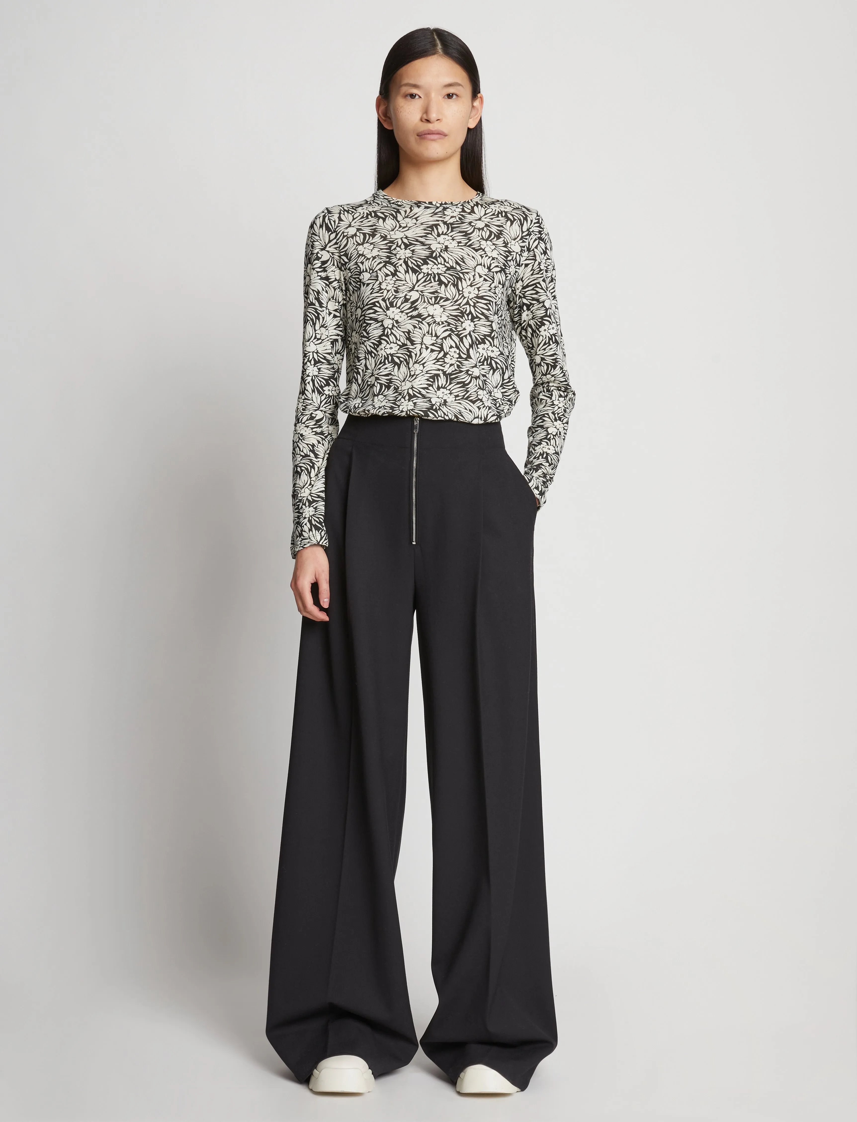 Printed Floral T-Shirt sold by Proenza Schouler product image thumbnail 3