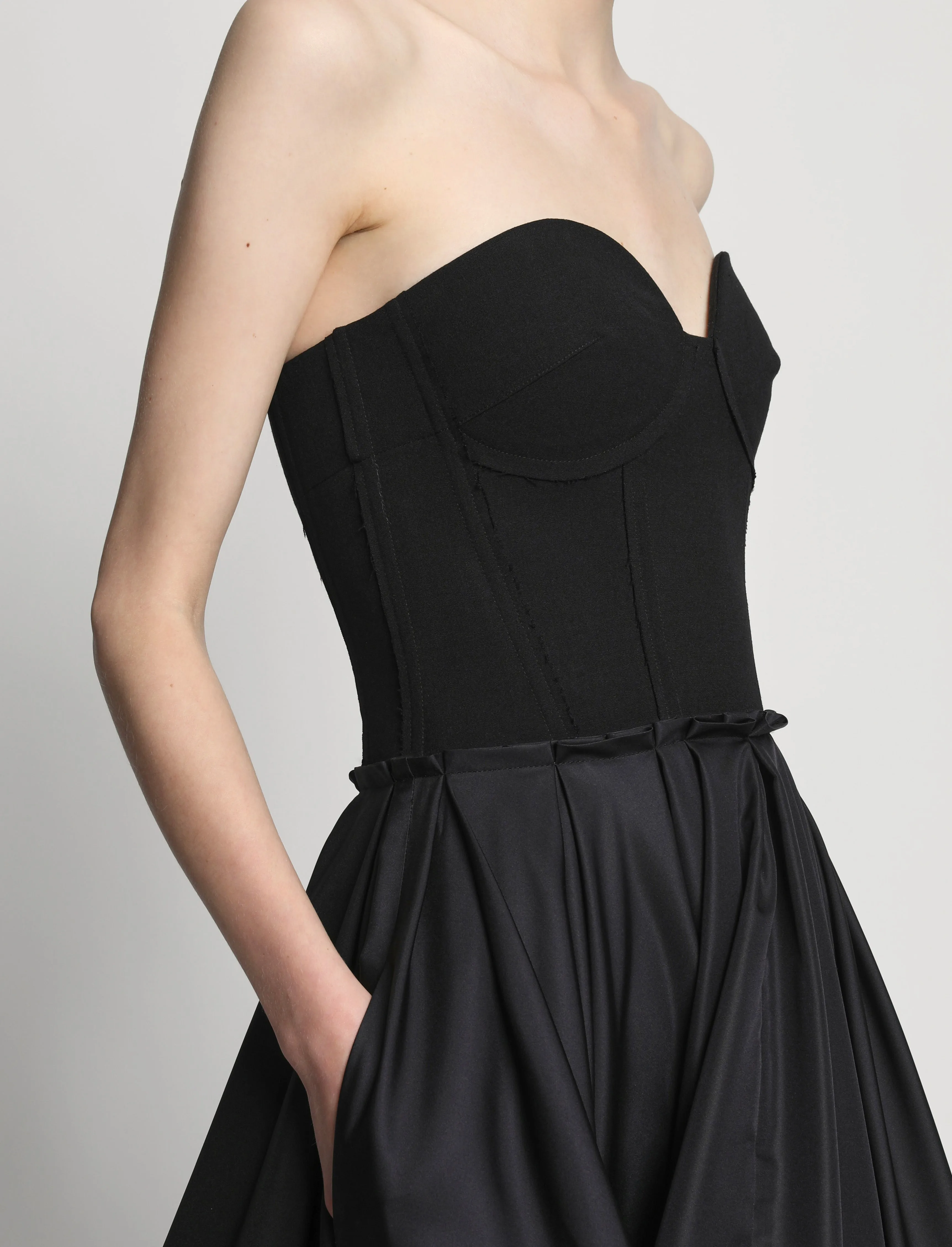 Silk Nylon Taffeta Bustier Dress sold by Proenza Schouler product image thumbnail 5