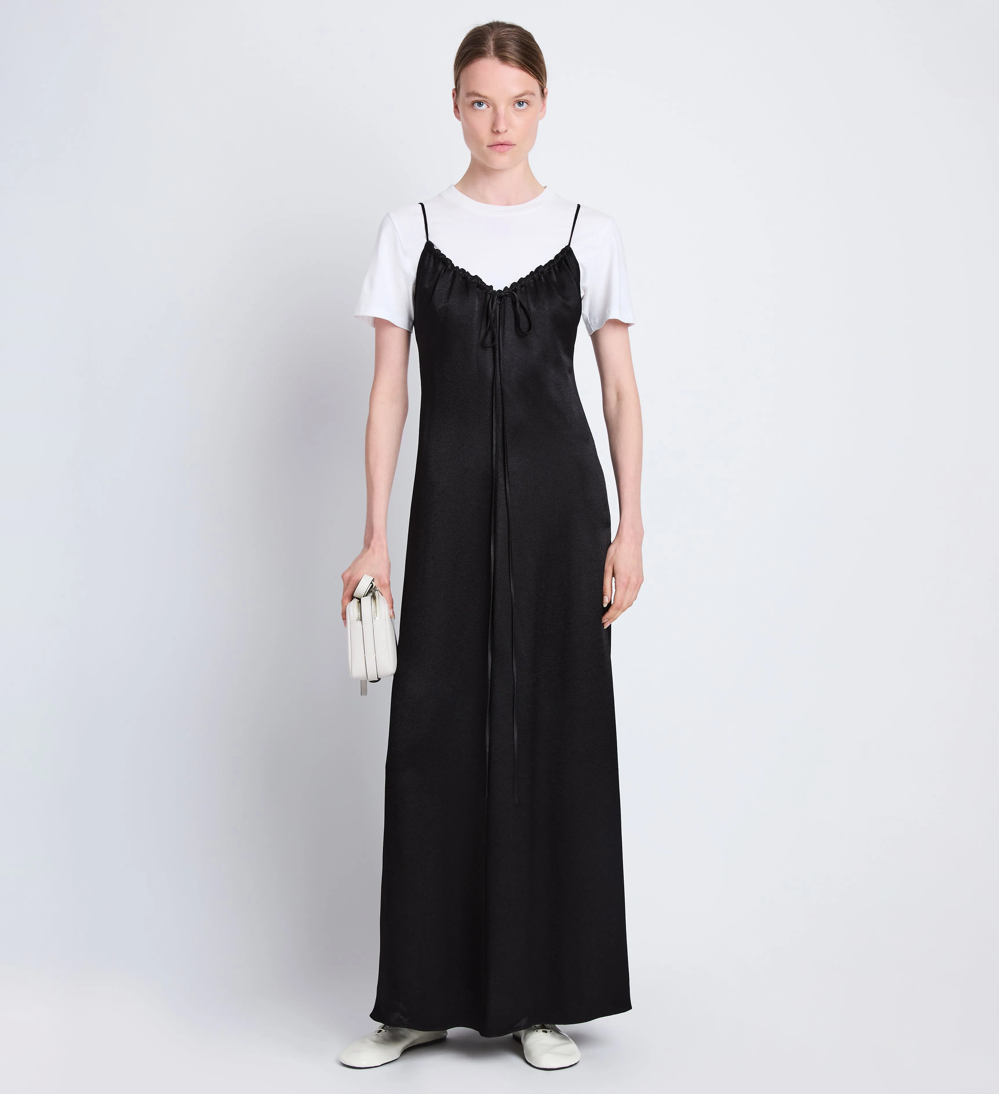 Harper Backless Dress in Viscose Dobby sold by Proenza Schouler product image thumbnail 2