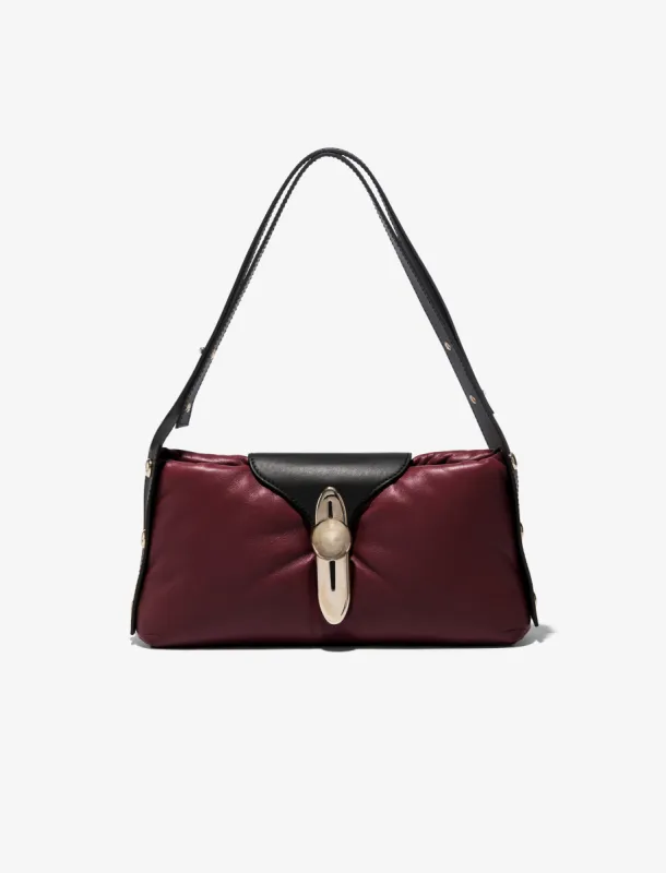 SHOULDER BAG - NAPPA LEATHER - BORDEAUX sold by Proenza Schouler