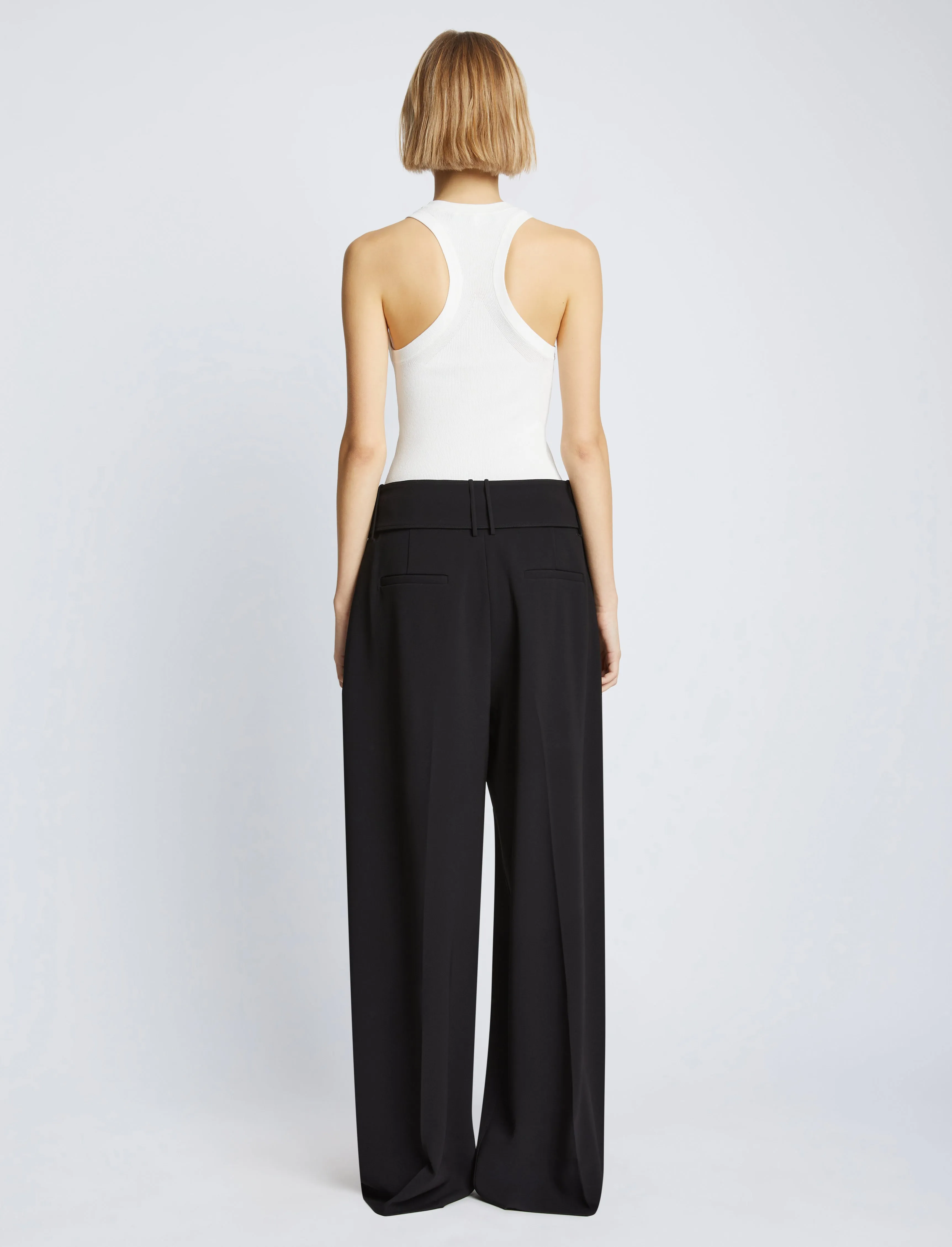 Matte Viscose Crepe Pants sold by Proenza Schouler product image thumbnail 4
