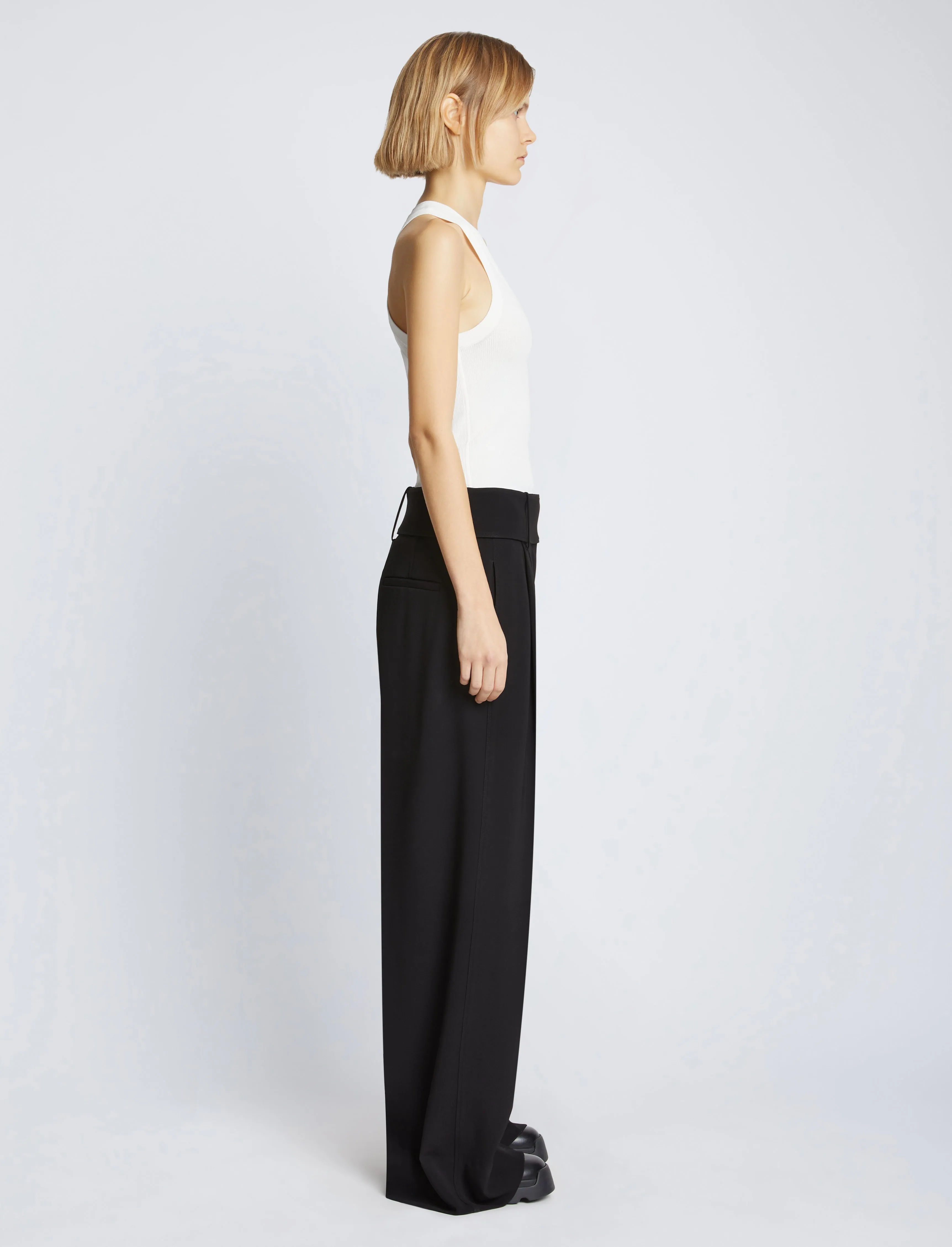 Matte Viscose Crepe Pants sold by Proenza Schouler product image thumbnail 3