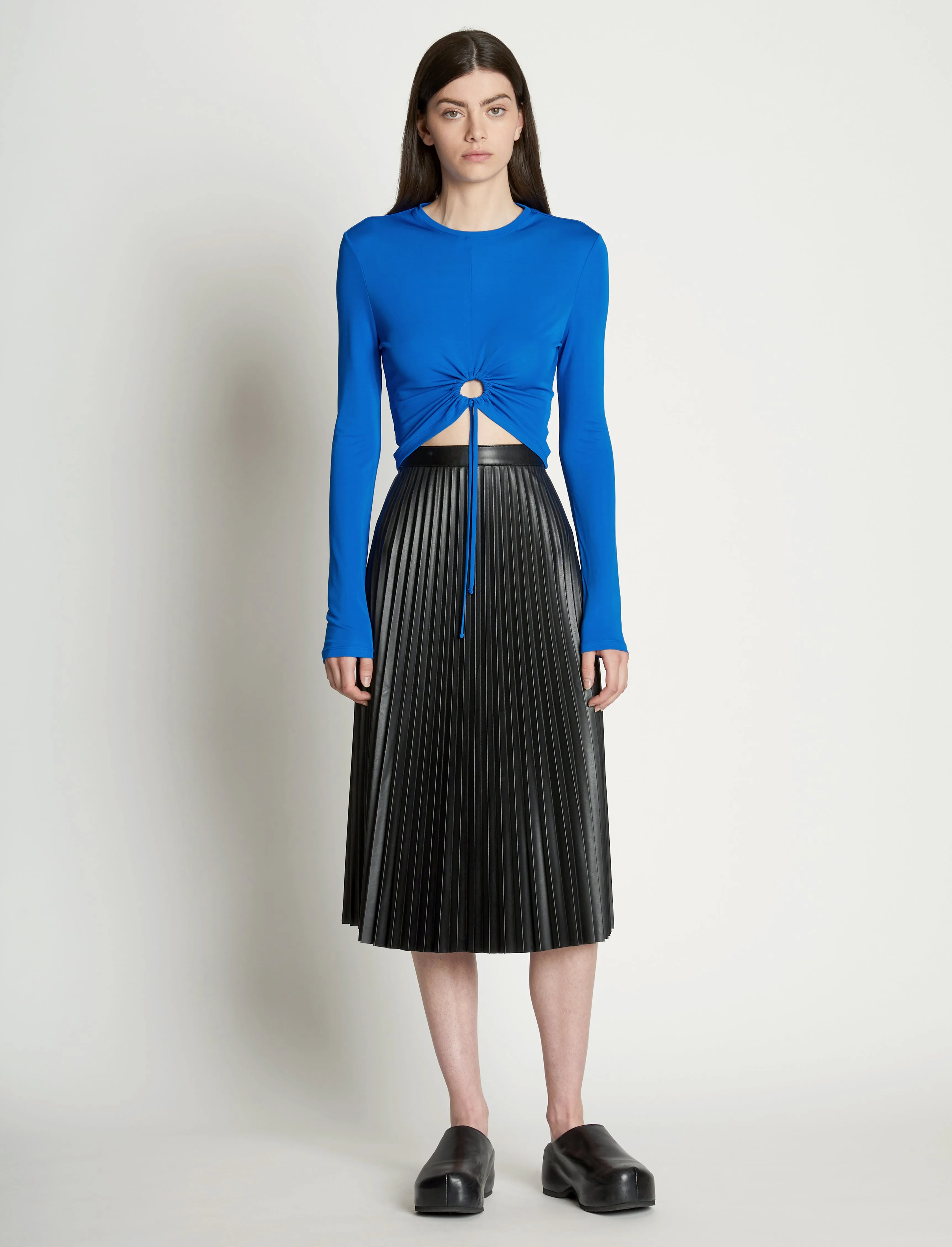 Matte Crepe Drawstring Top sold by Proenza Schouler product image thumbnail 3