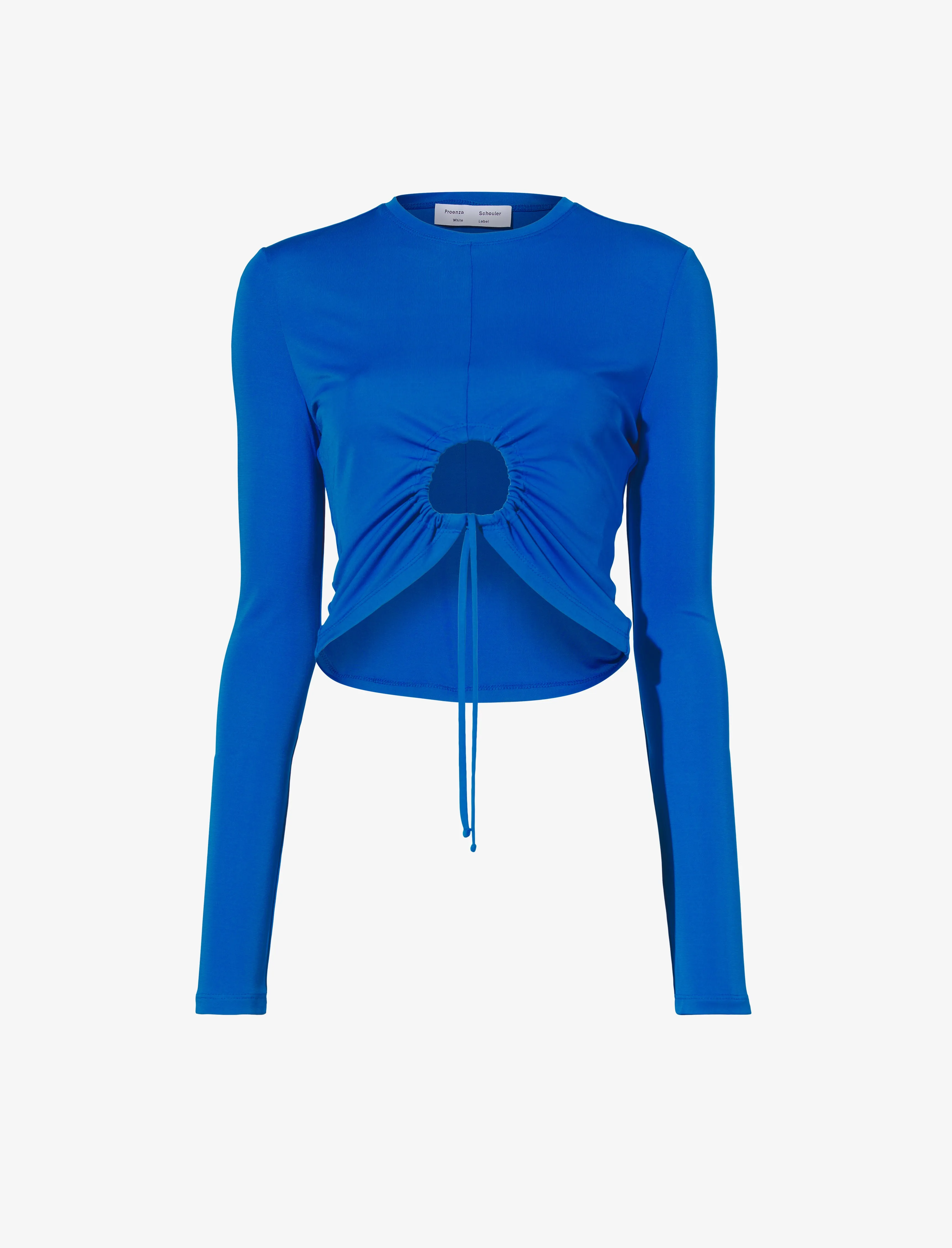 Matte Crepe Drawstring Top sold by Proenza Schouler