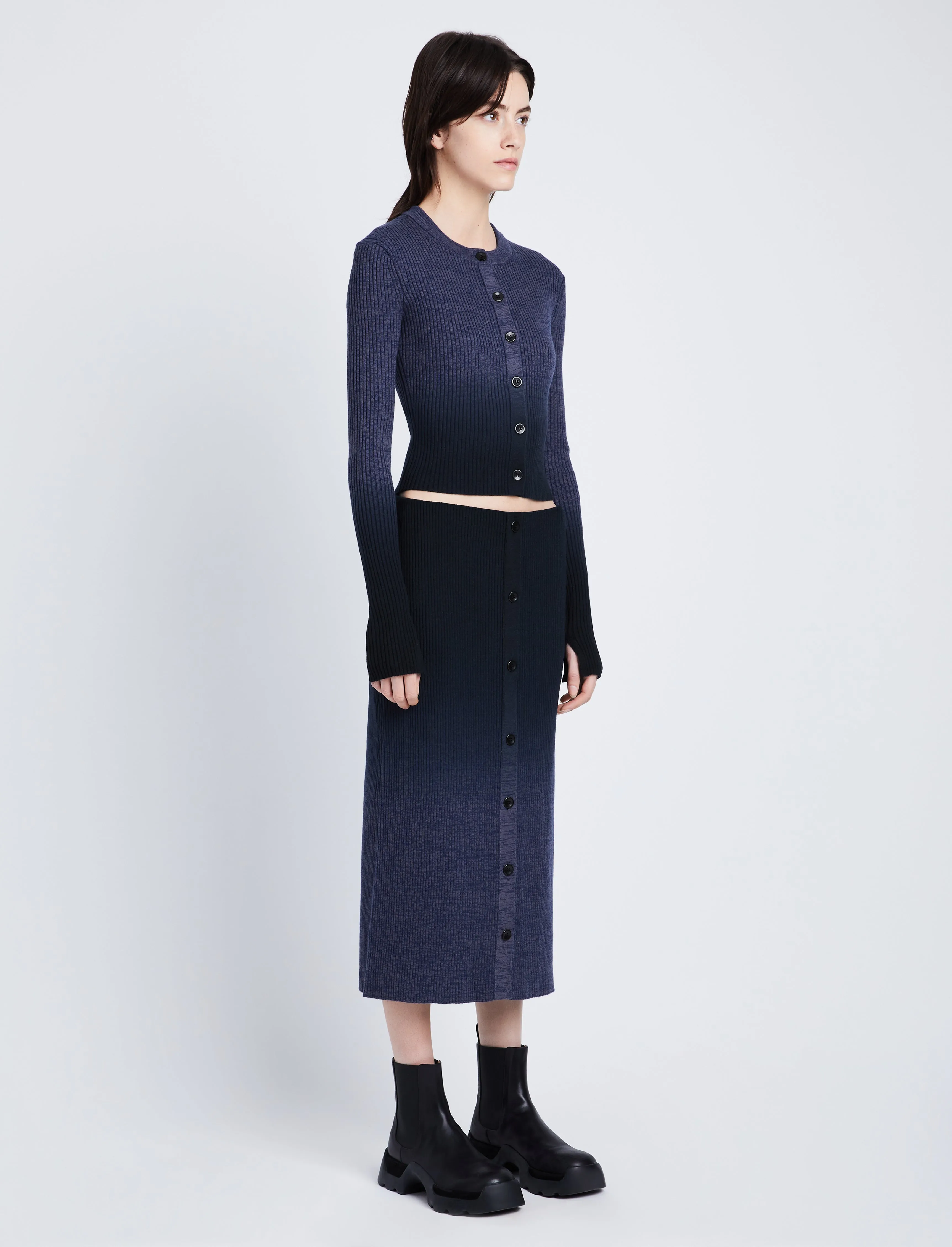 Gradient Marl Knit Skirt sold by Proenza Schouler product image thumbnail 3